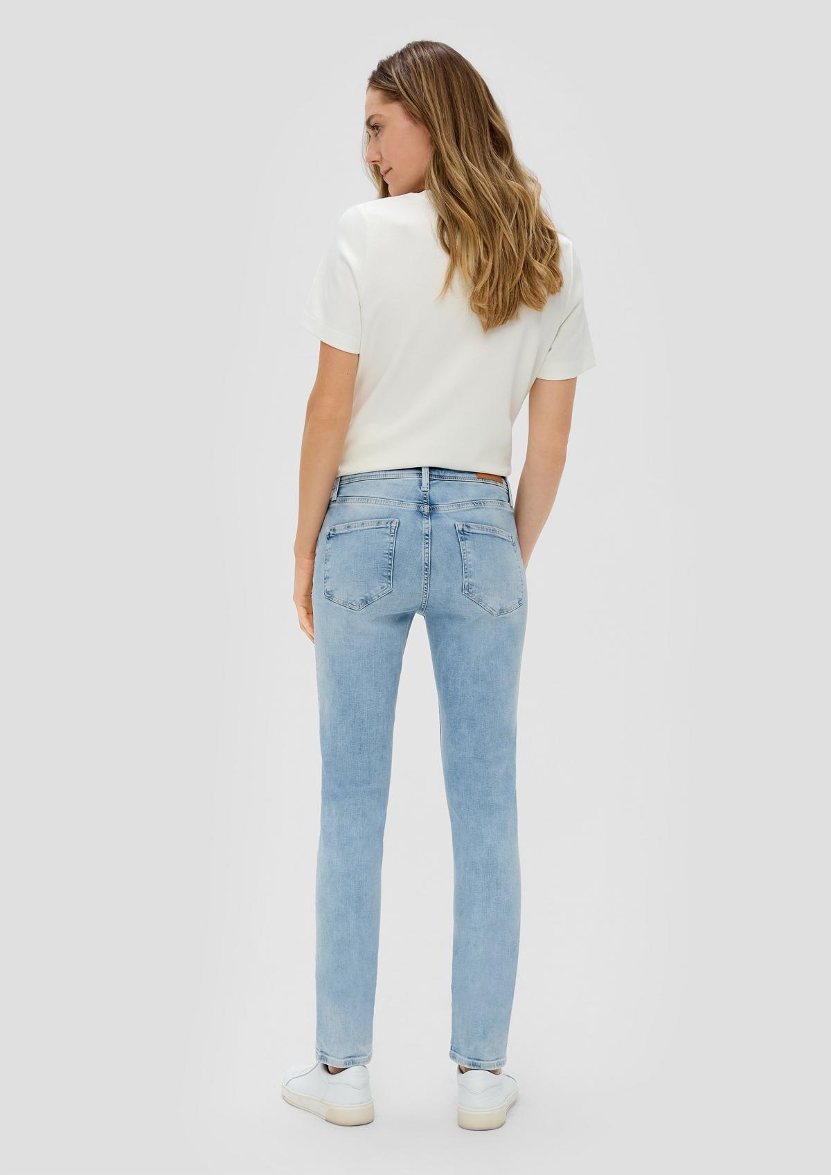 s.Oliver Betsy jeans / slim fit / mid rise / slim leg / stretch cotton