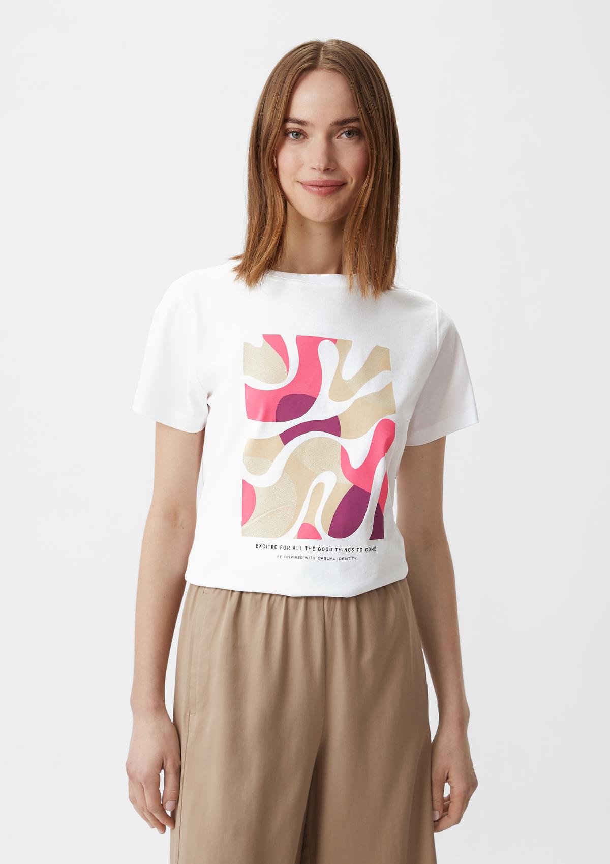 comma T-shirt with a front print