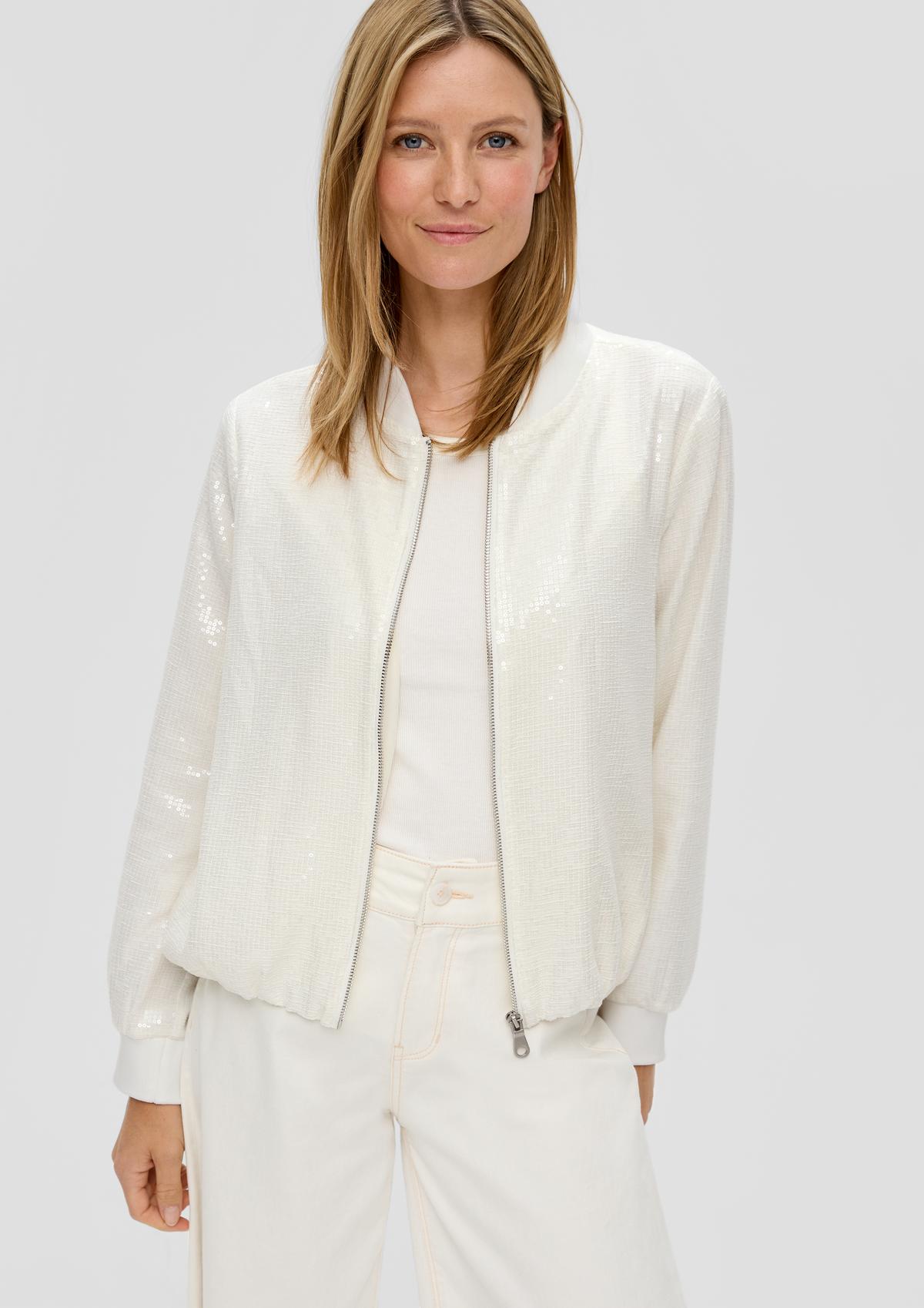 s.Oliver Bomber jacket with sequins