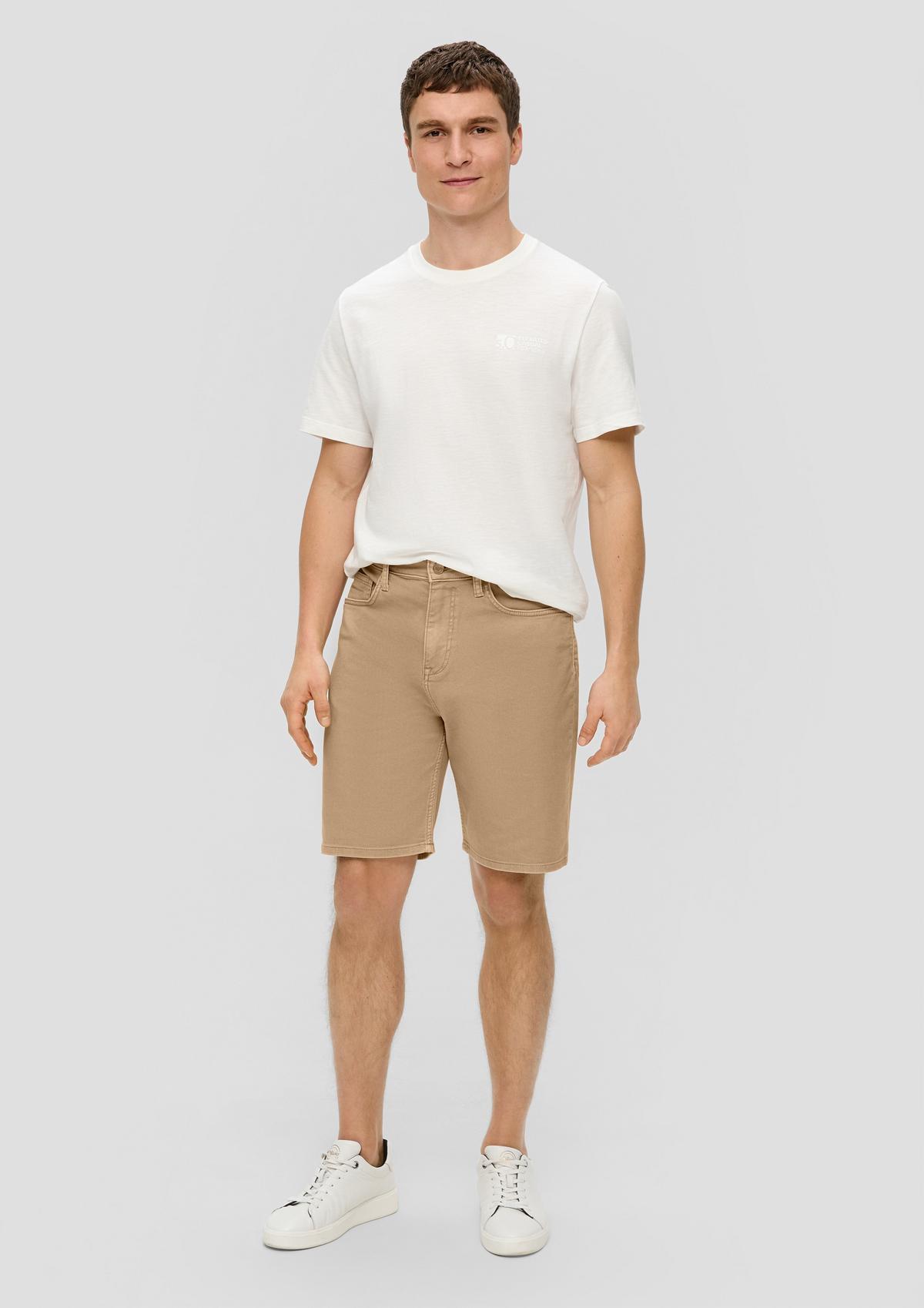 s.Oliver Denim shorts / regular fit / high rise / straight leg