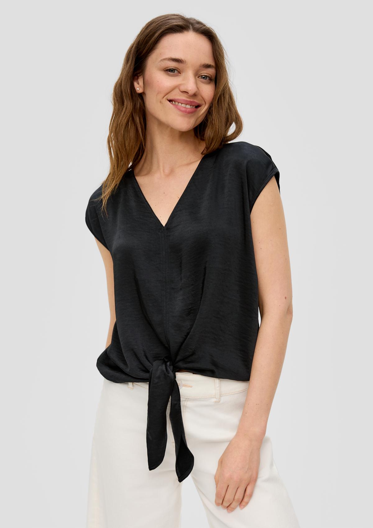 s.Oliver Blouse top with a knotted detail