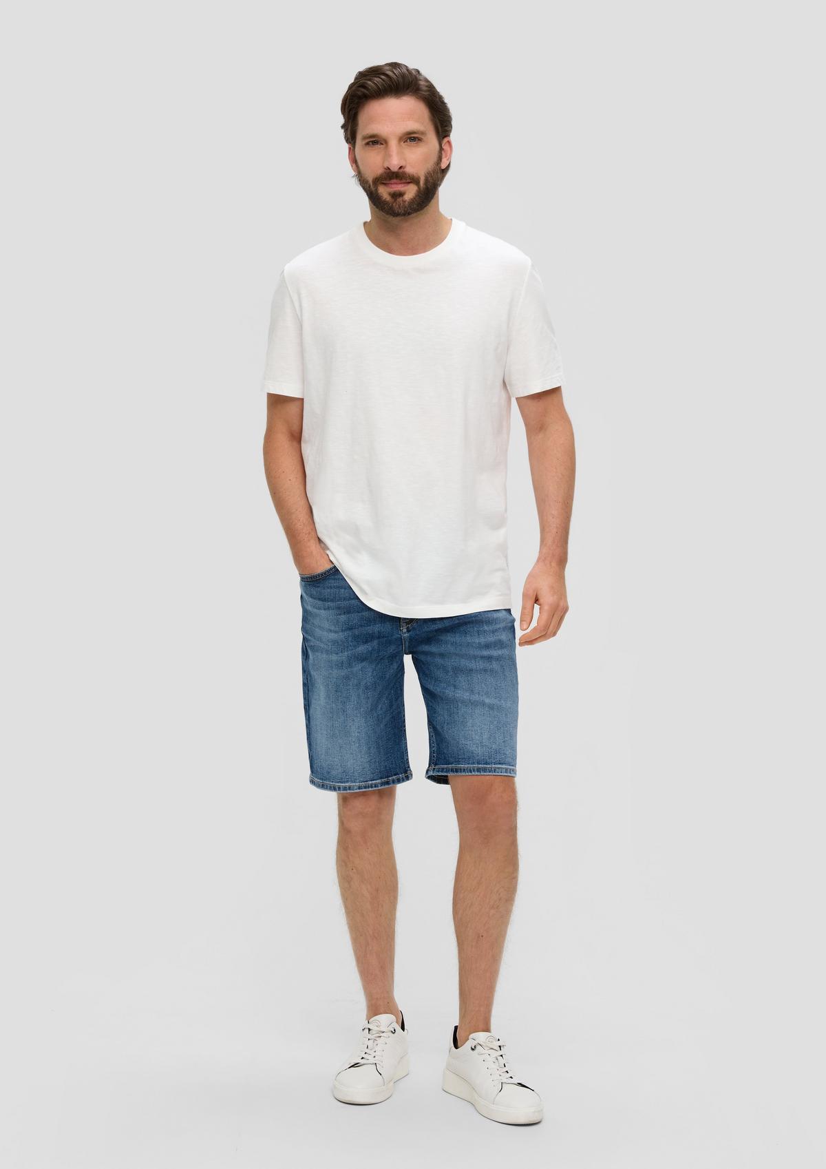 s.Oliver Denim shorts / regular fit / mid rise / straight leg