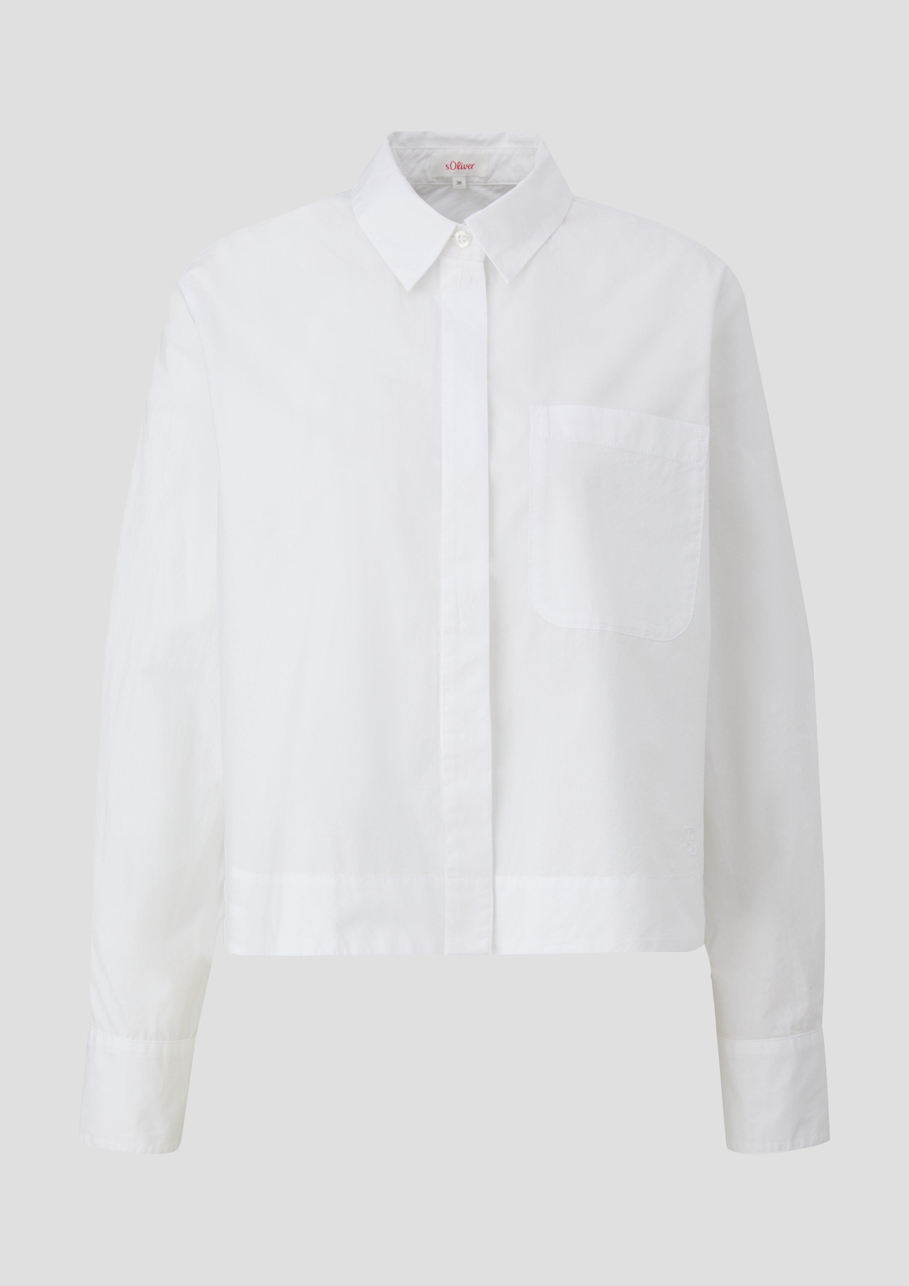 Thumbnail - s.Oliver - Bluse aus Popeline, Damen, weiß