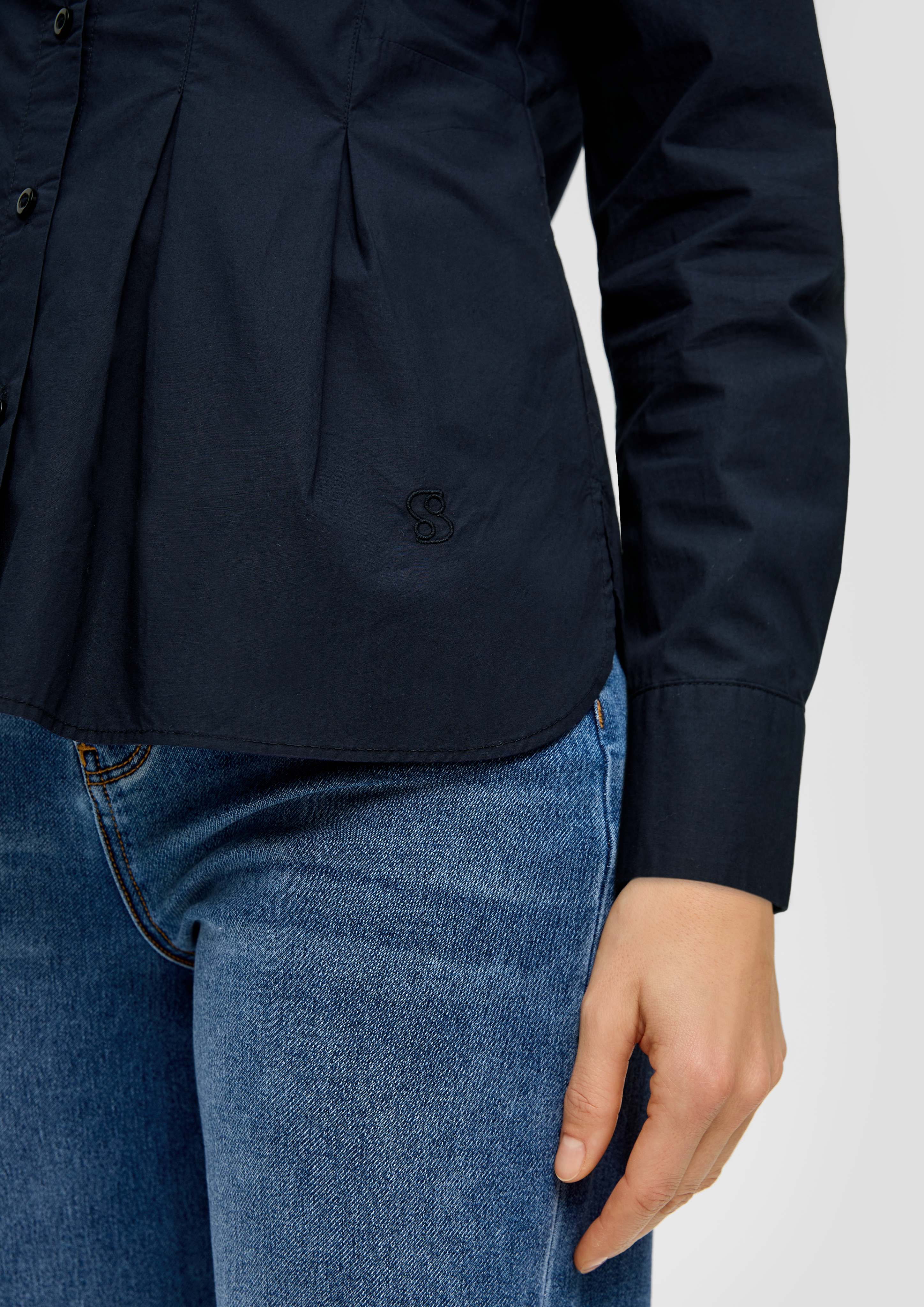 S.Oliver Damen Bluse Langarm | Classic Langarmbluse Für Business & Freizeit, 2137458