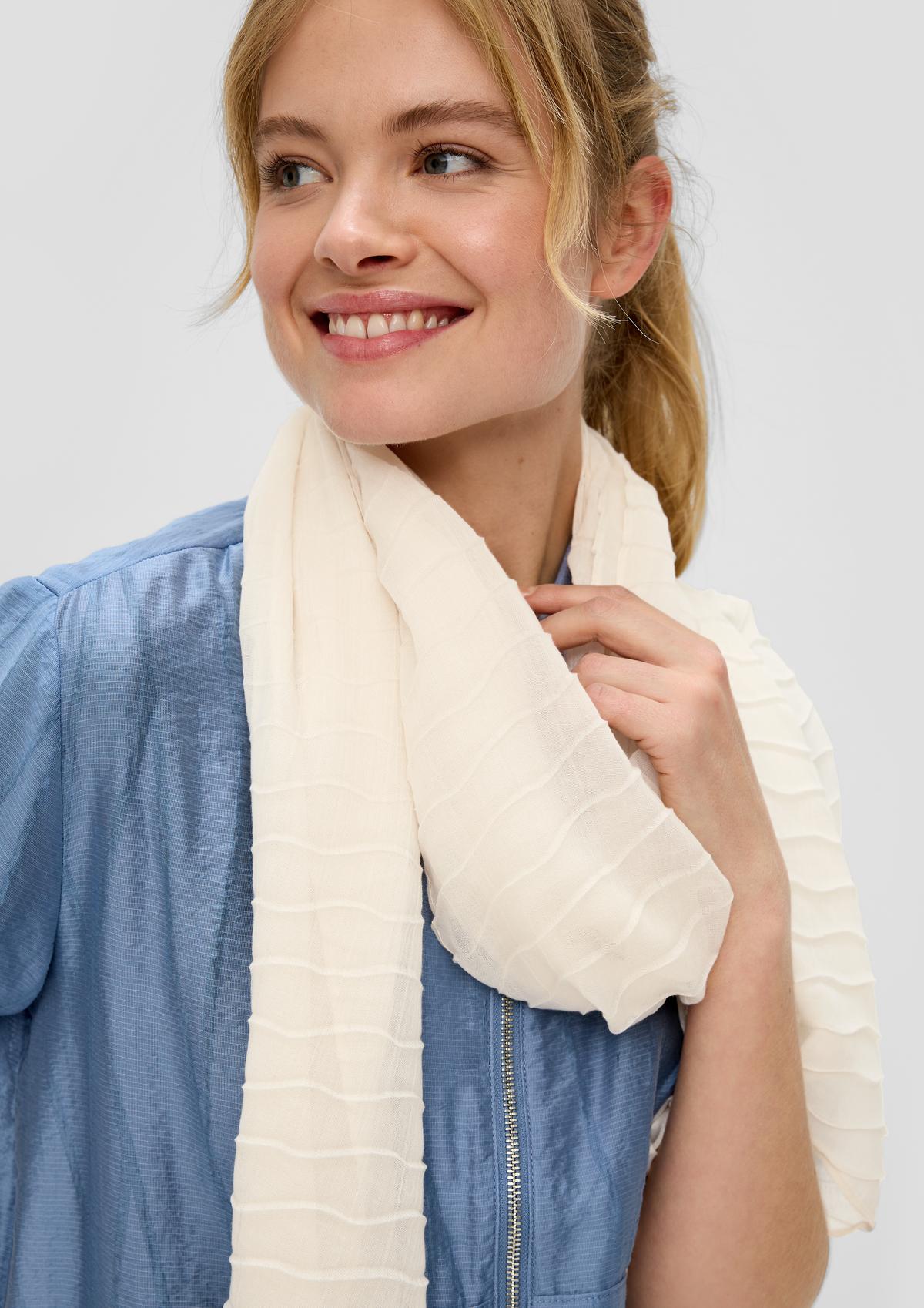 s.Oliver Scarf with pleats