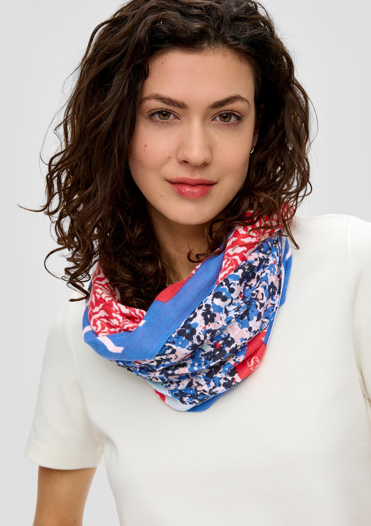 s.Oliver Snood with an all-over pattern
