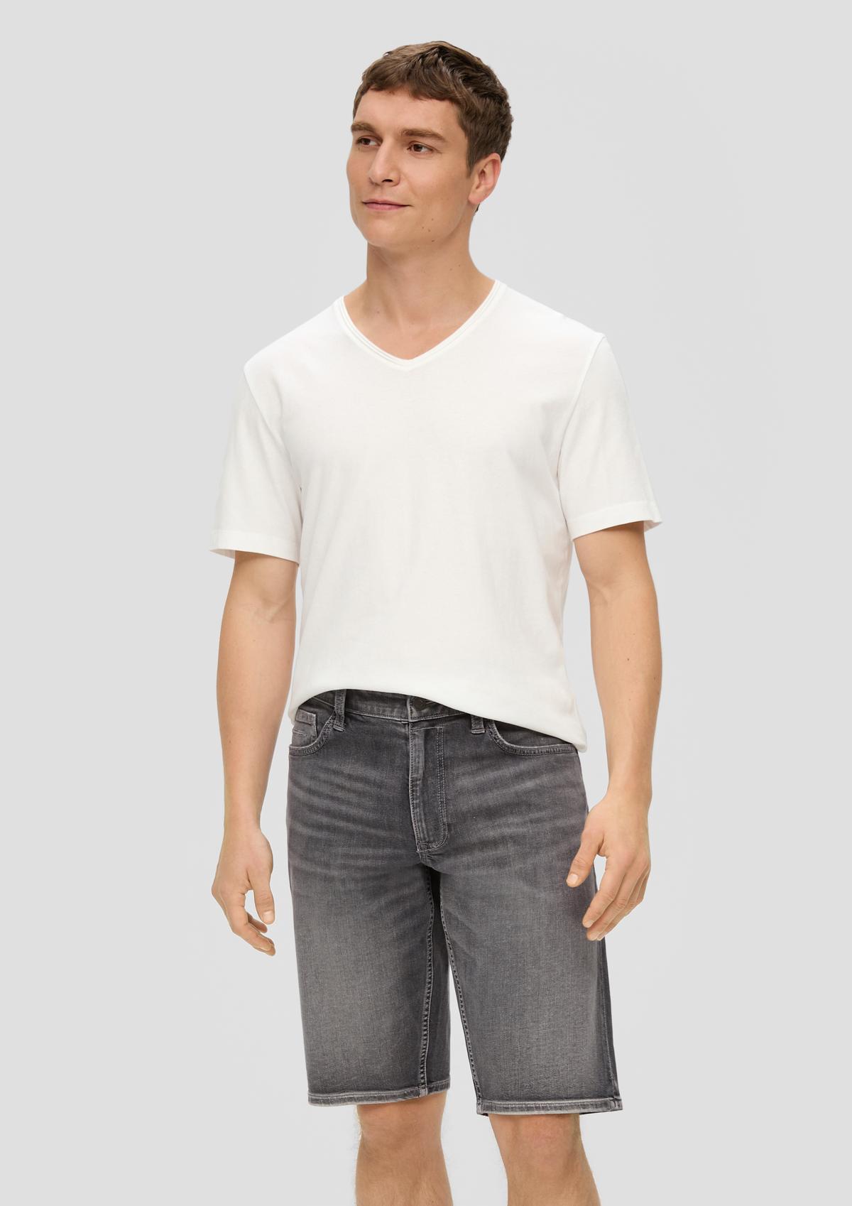 Jeans-short / regular fit / mid rise / slim leg