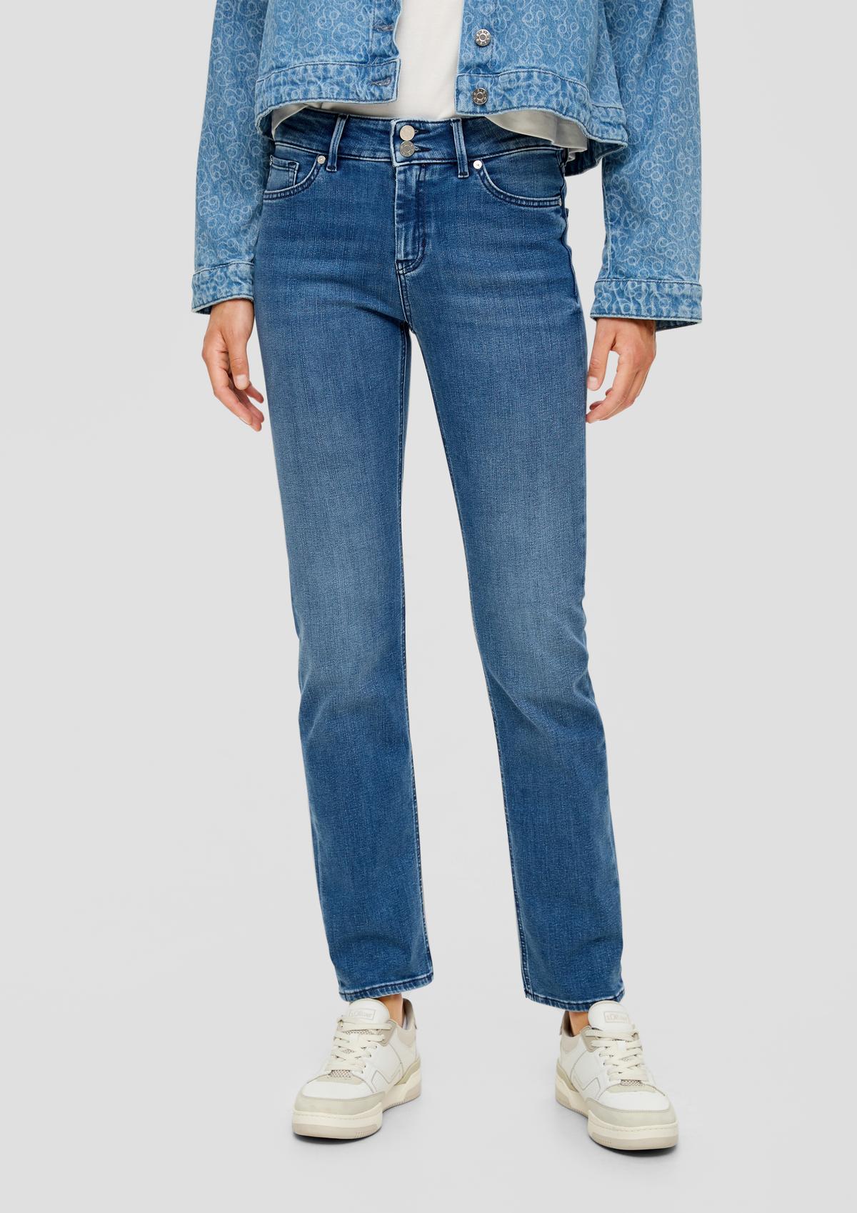 Karolin jeans / Regular Fit / Mid Rise / Straight Leg - blue | s.Oliver