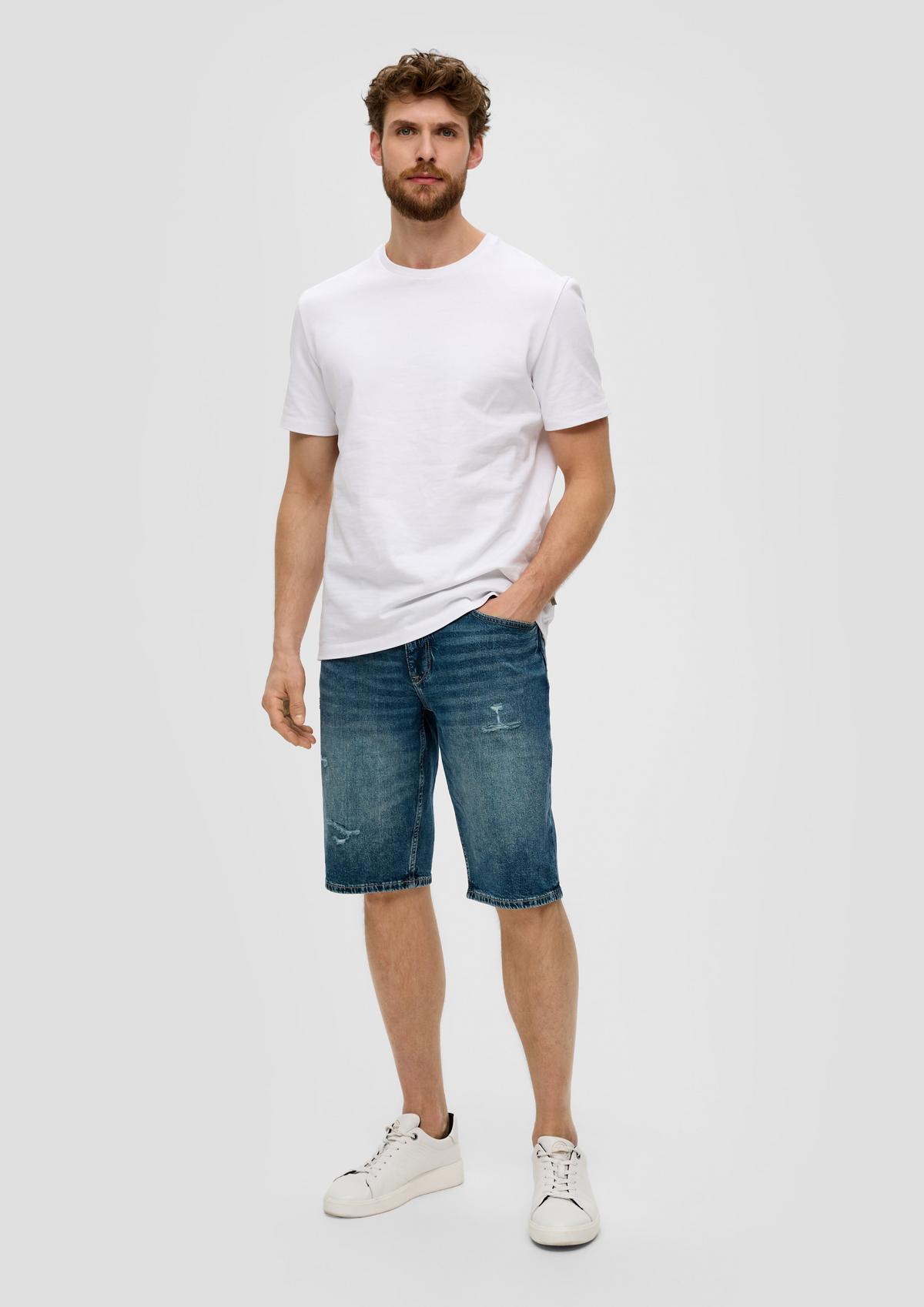 s.Oliver Denim shorts / regular fit / mid rise / slim leg