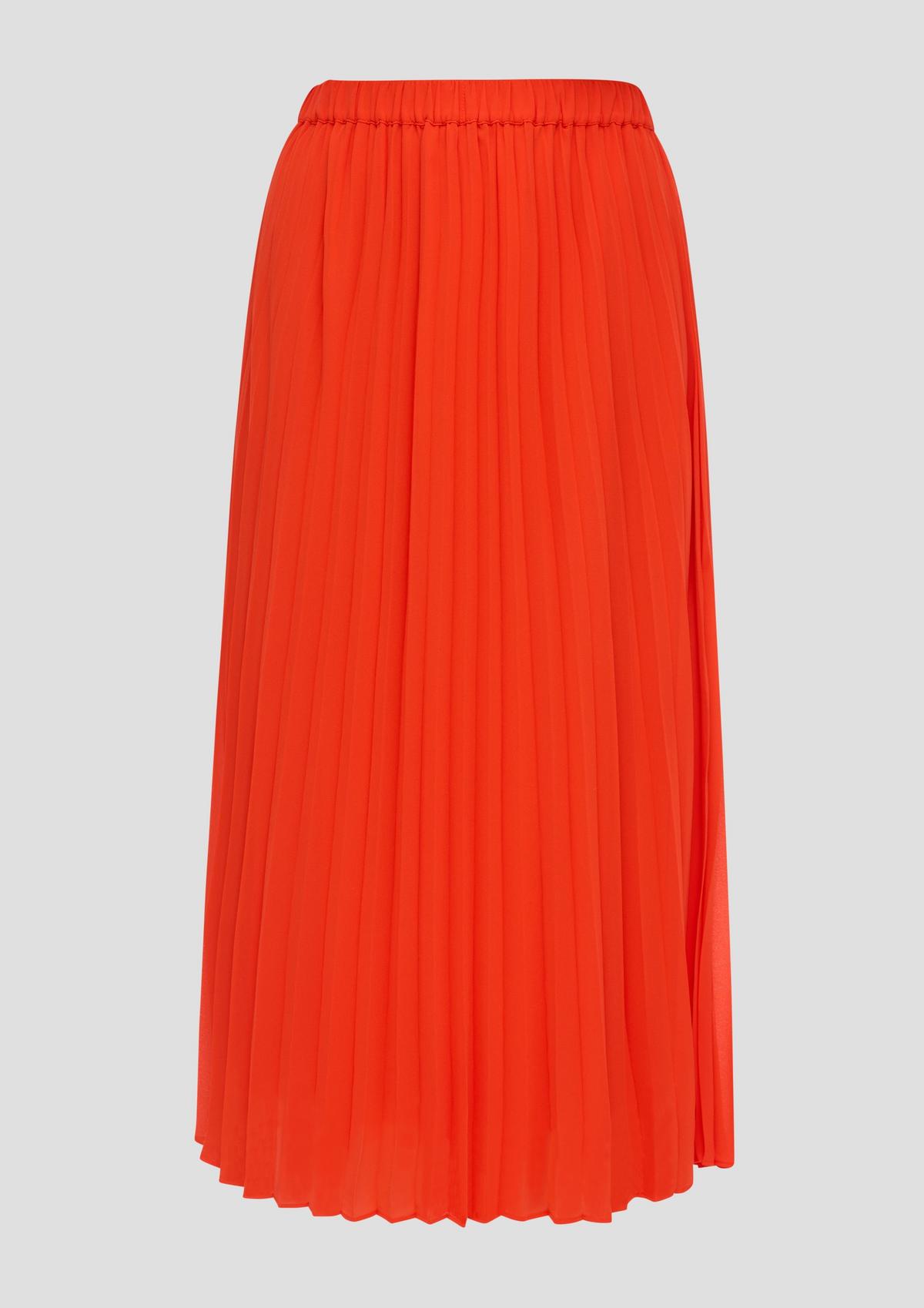 s.Oliver Pleated chiffon skirt