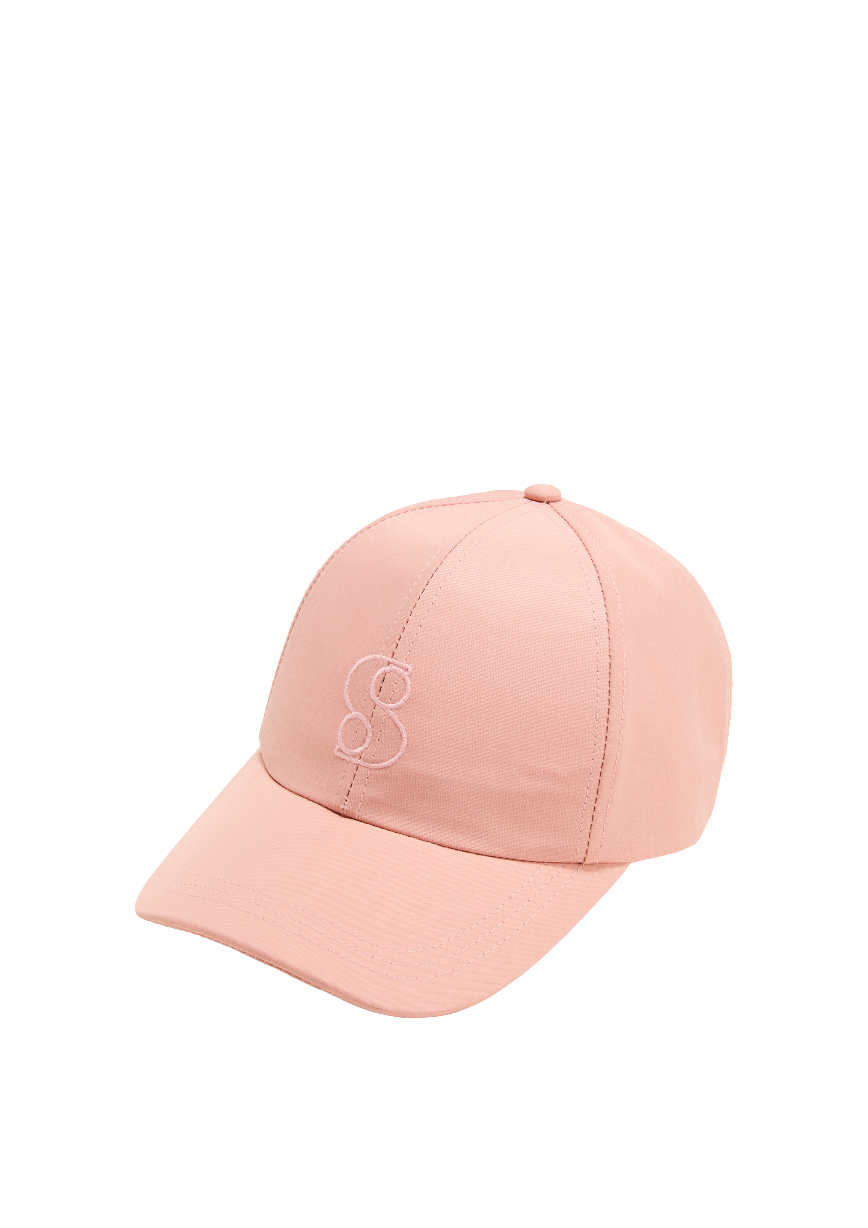 s.Oliver - Cap mit Logo-Stickerei, Damen, Rosa