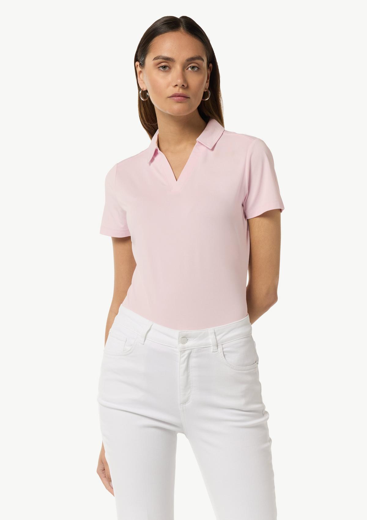 comma Jersey top with a polo collar