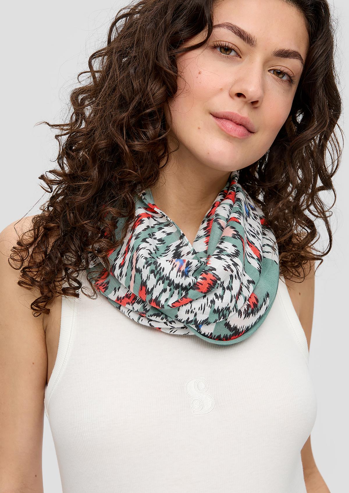 s.Oliver Snood with an all-over pattern
