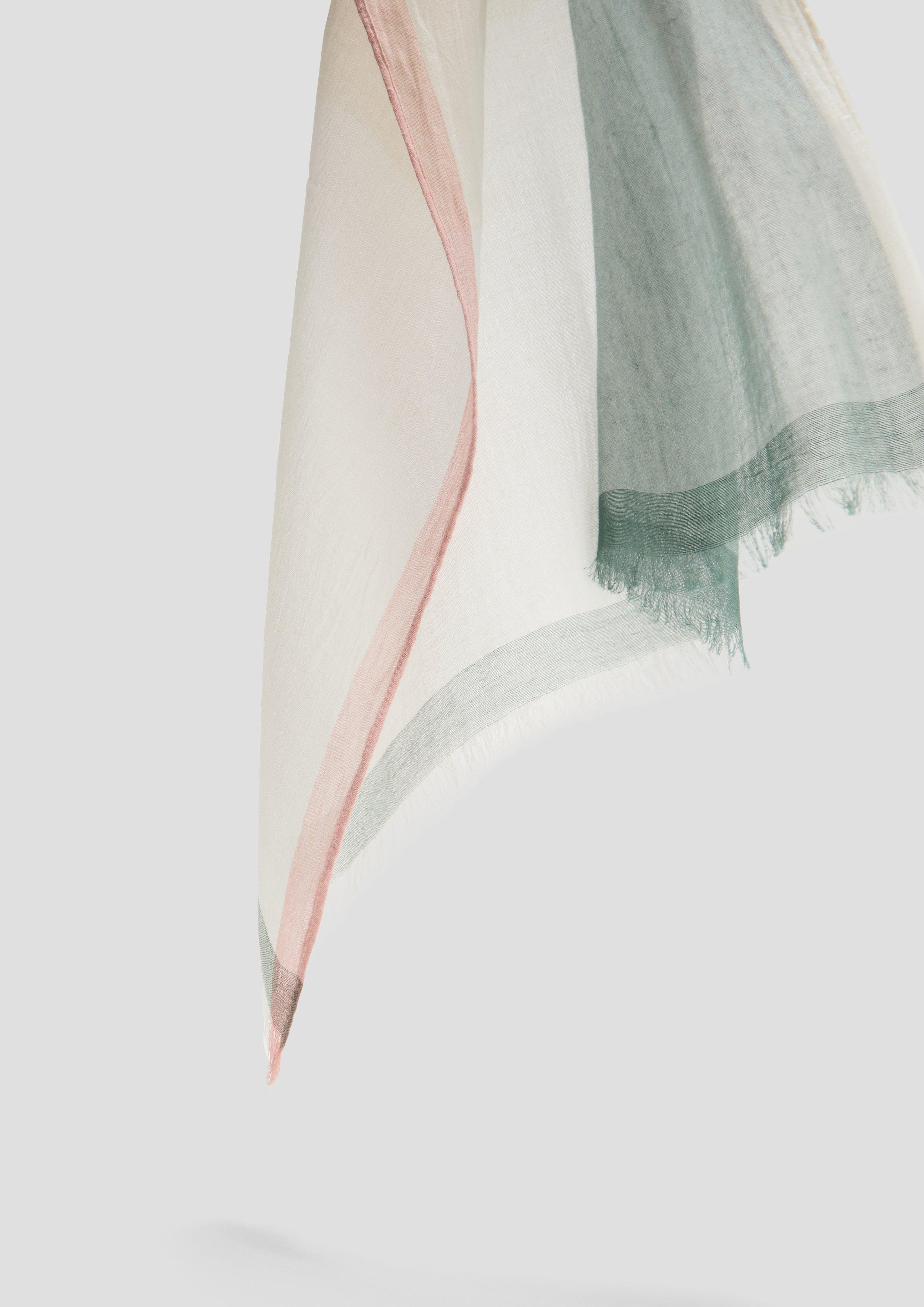 s.Oliver Schal aus Viskose-Leinen-Mix