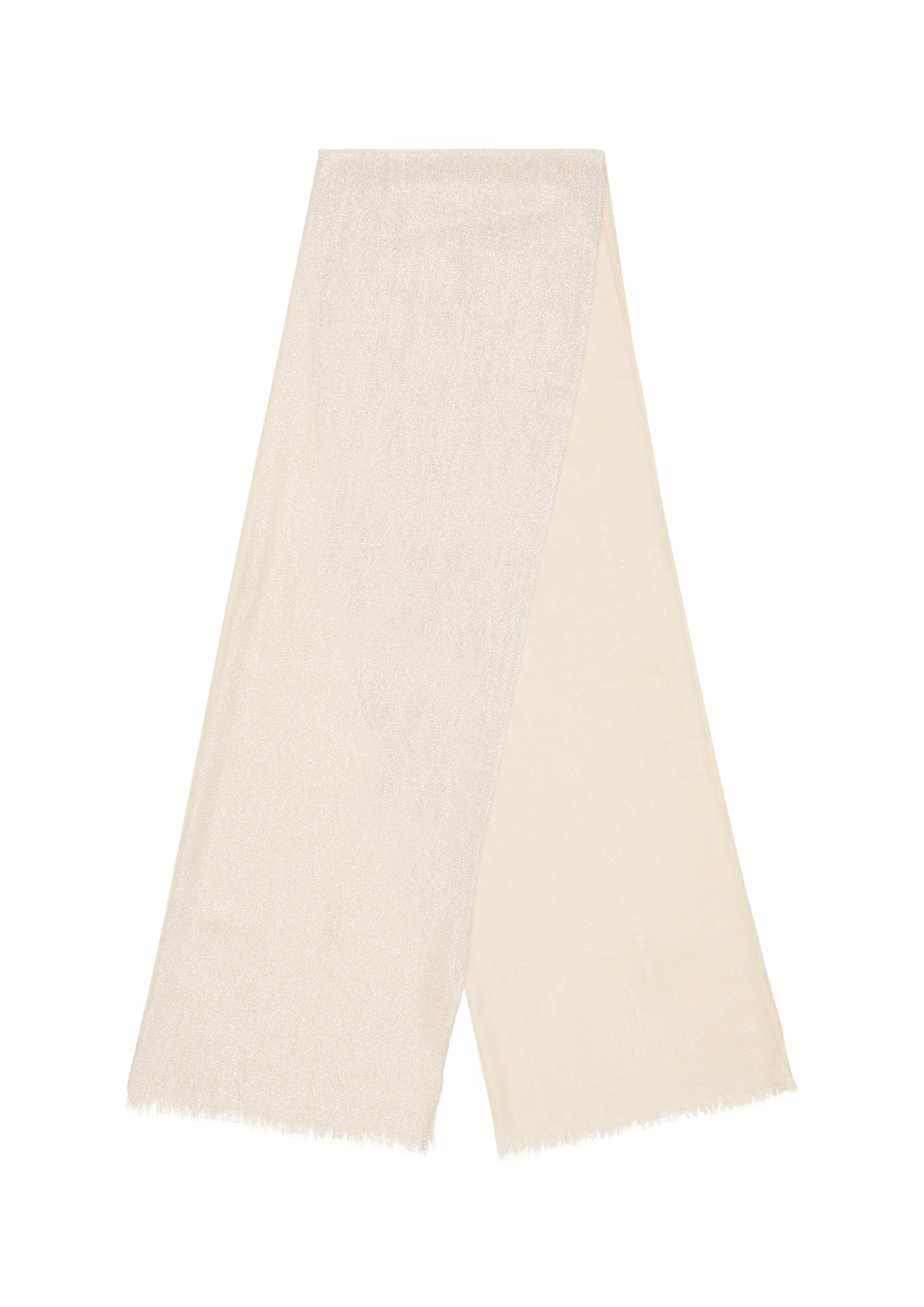 s.Oliver - Leichter Schal mit Glitzergarn, Damen, Beige