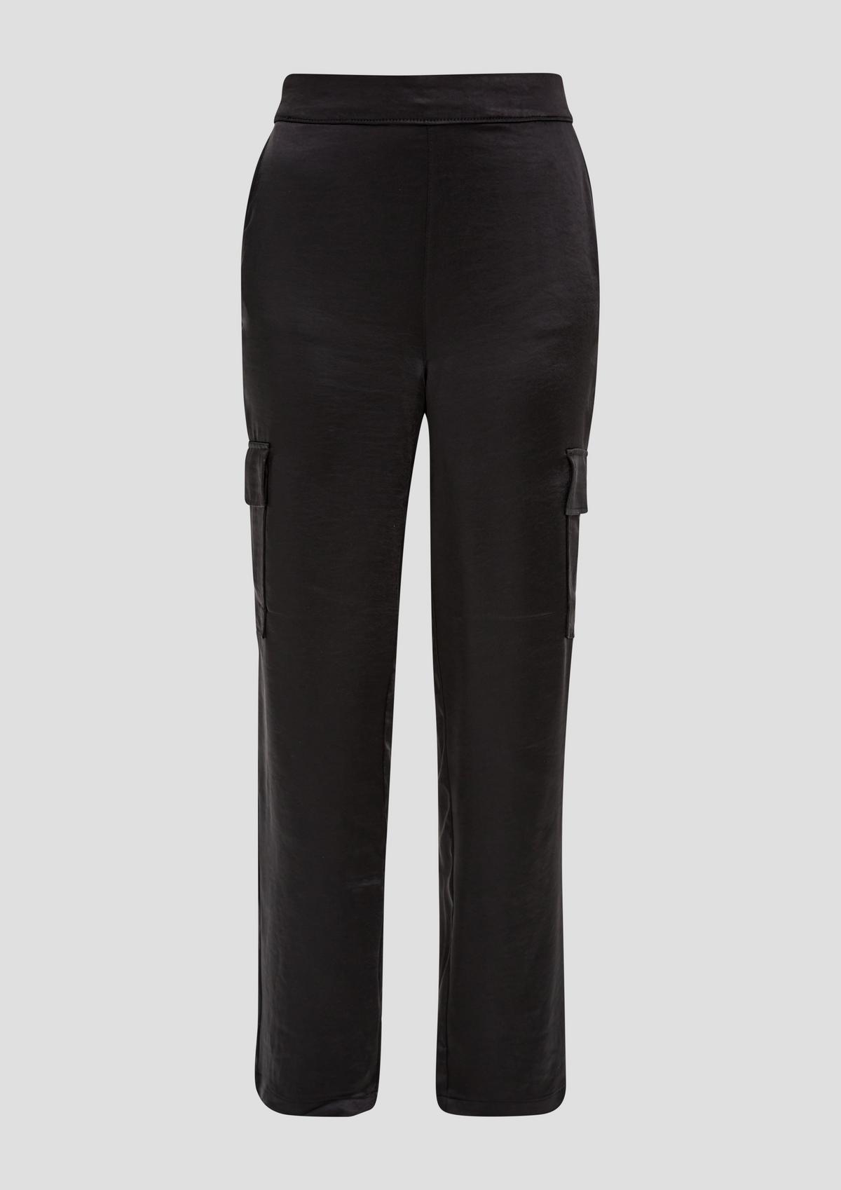 s.Oliver Satin wide-leg trousers