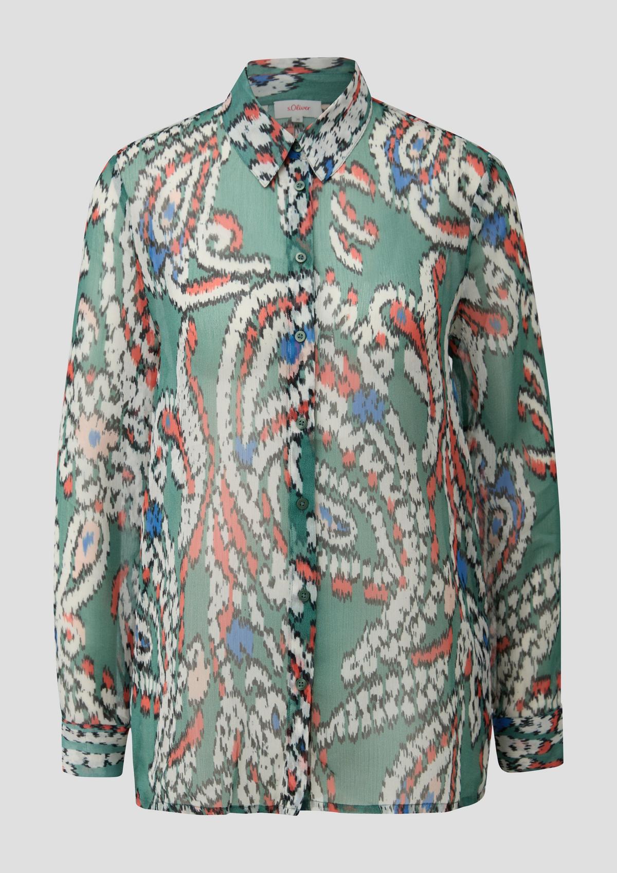 s.Oliver Blouse met print all-over