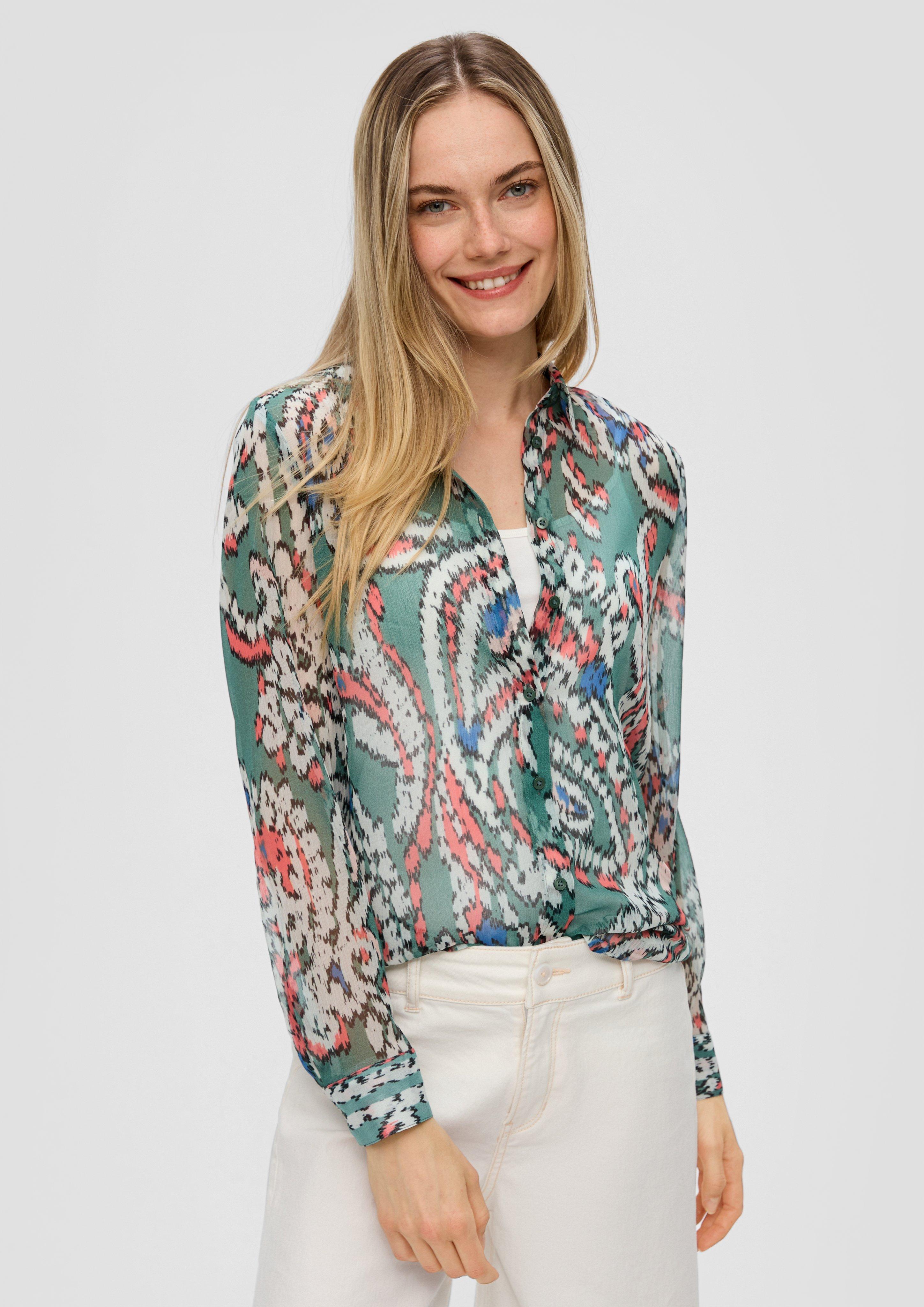 S.Oliver Bluse mit Allover-Print