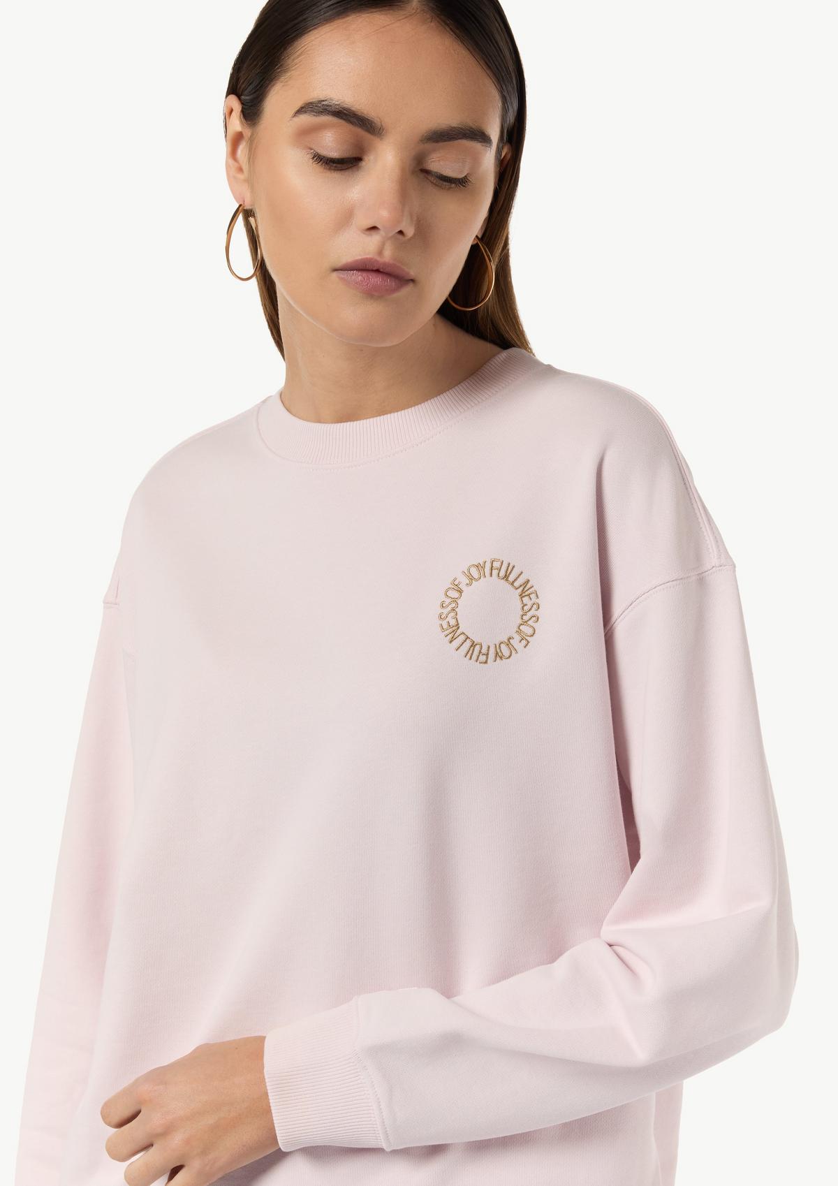 comma Sweatshirt with embroidery on the back