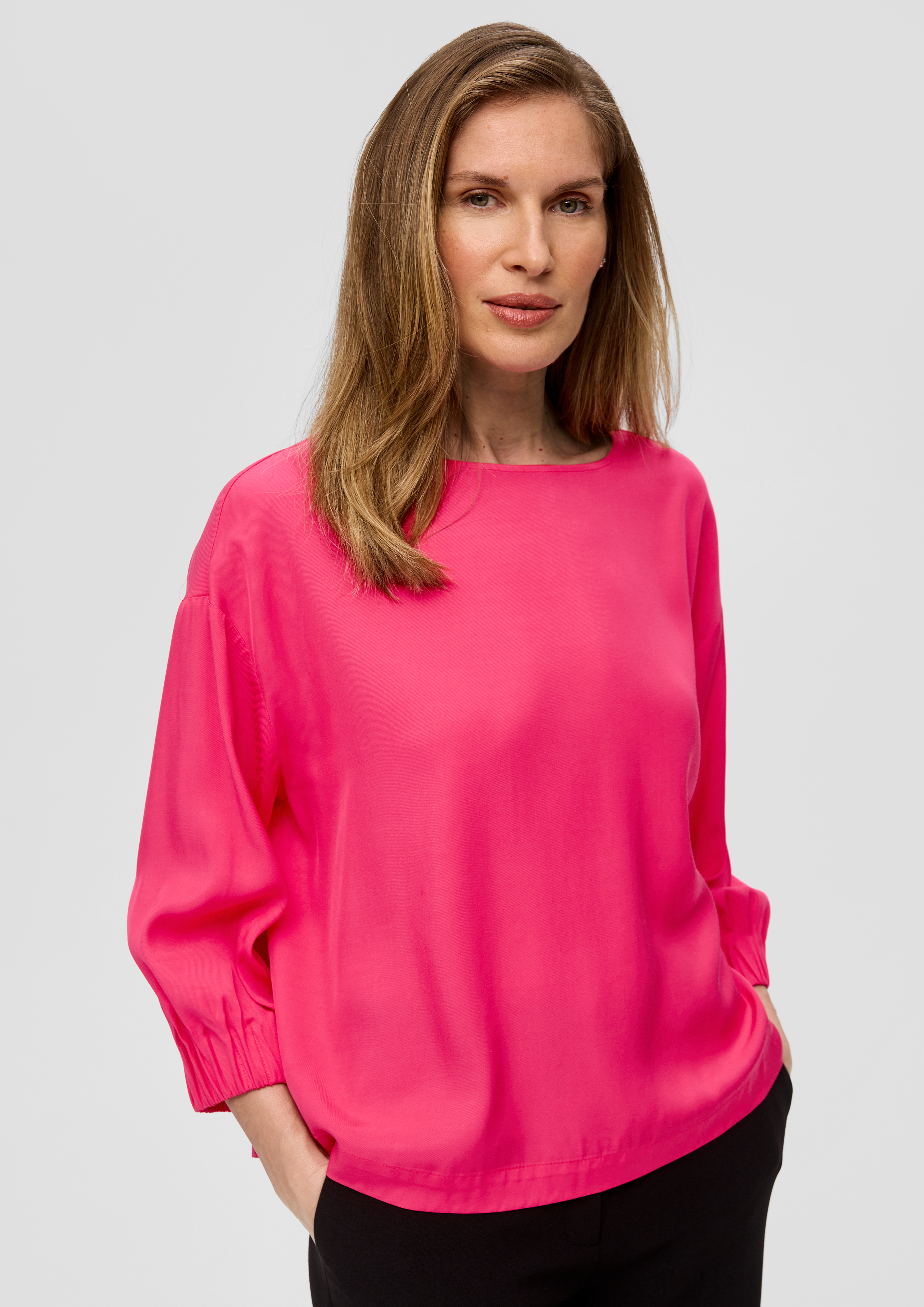 S.Oliver Weite Bluse aus Twill