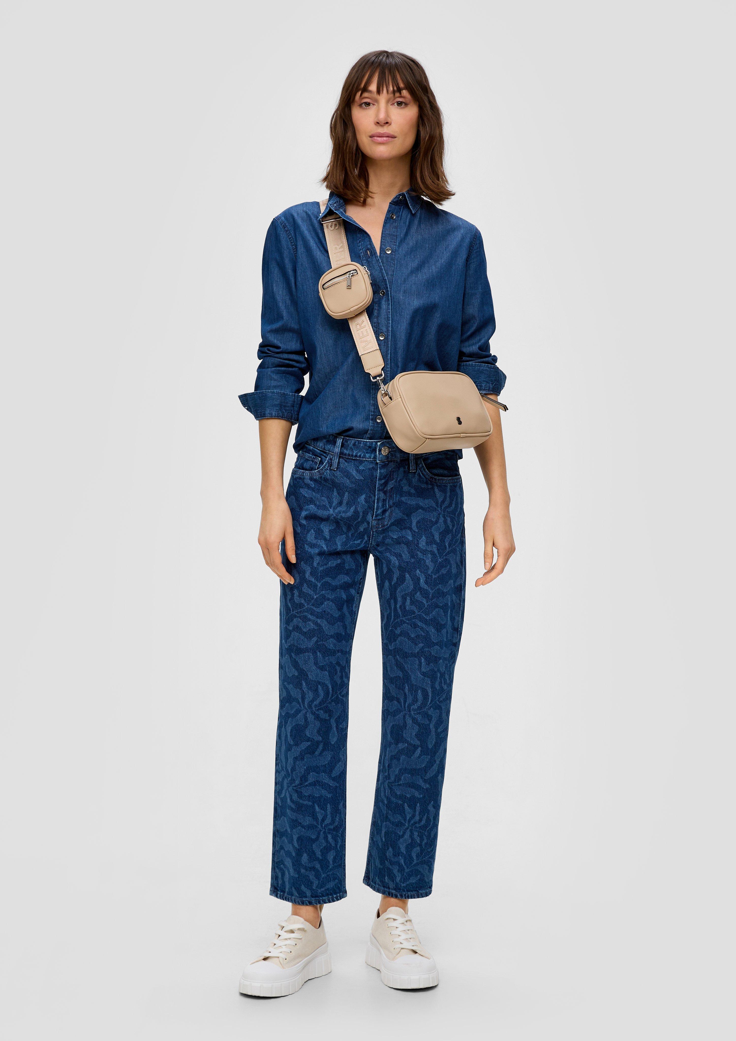 Bag with a detachable shoulder strap - pale blue | s.Oliver
