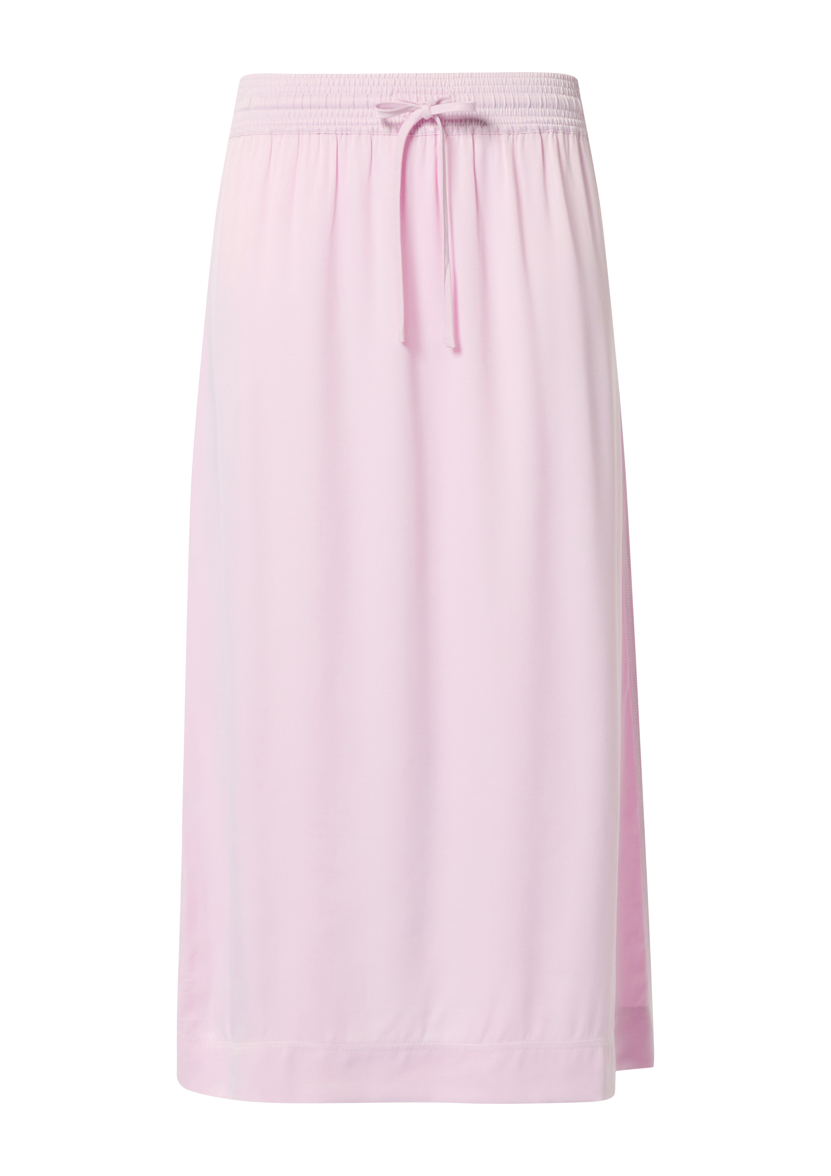 Skirt with an elasticated waistband and drawstring - Pink