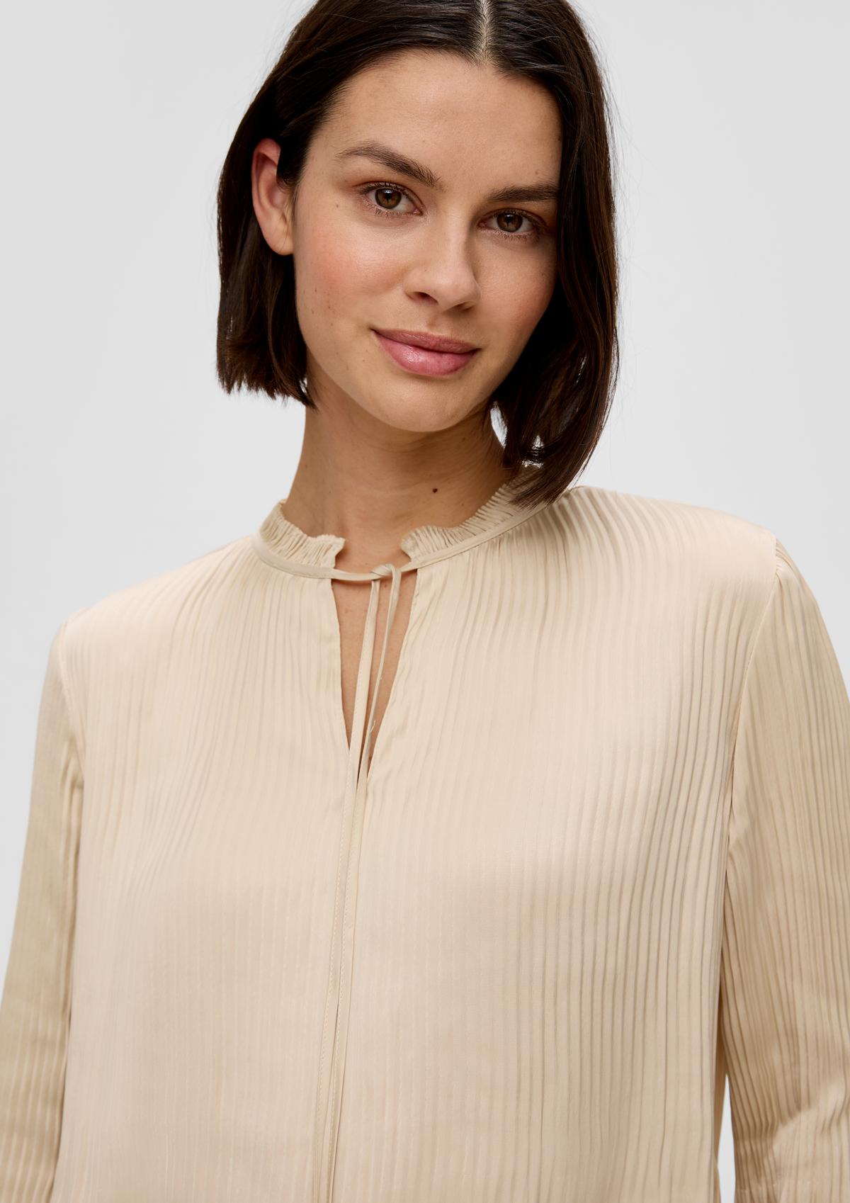 s.Oliver Blouse with a pleated texture