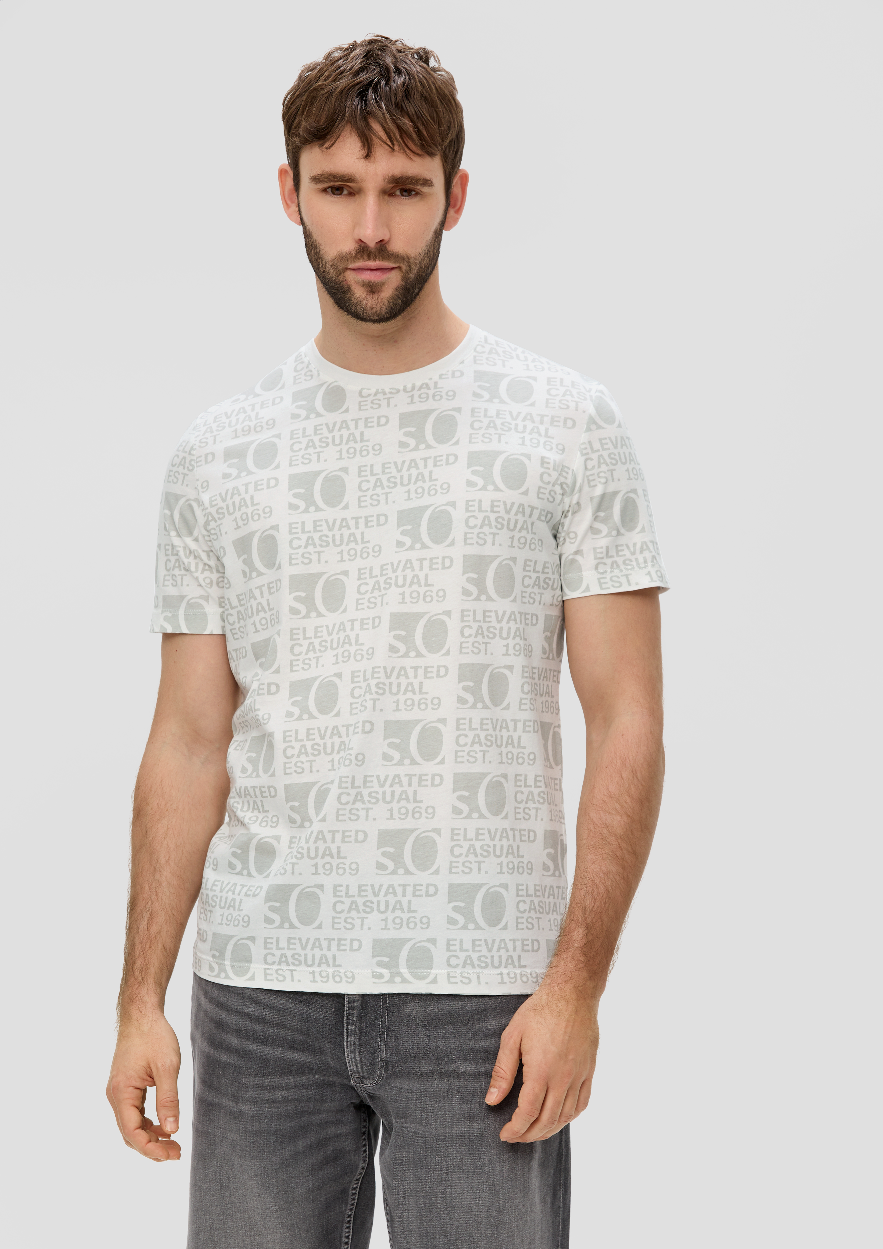 S.Oliver T-Shirt mit Logo-Print