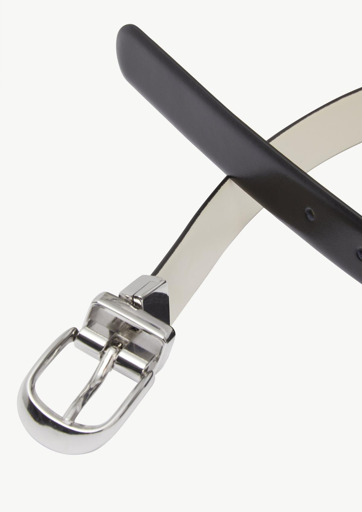 comma Reversible faux leather belt