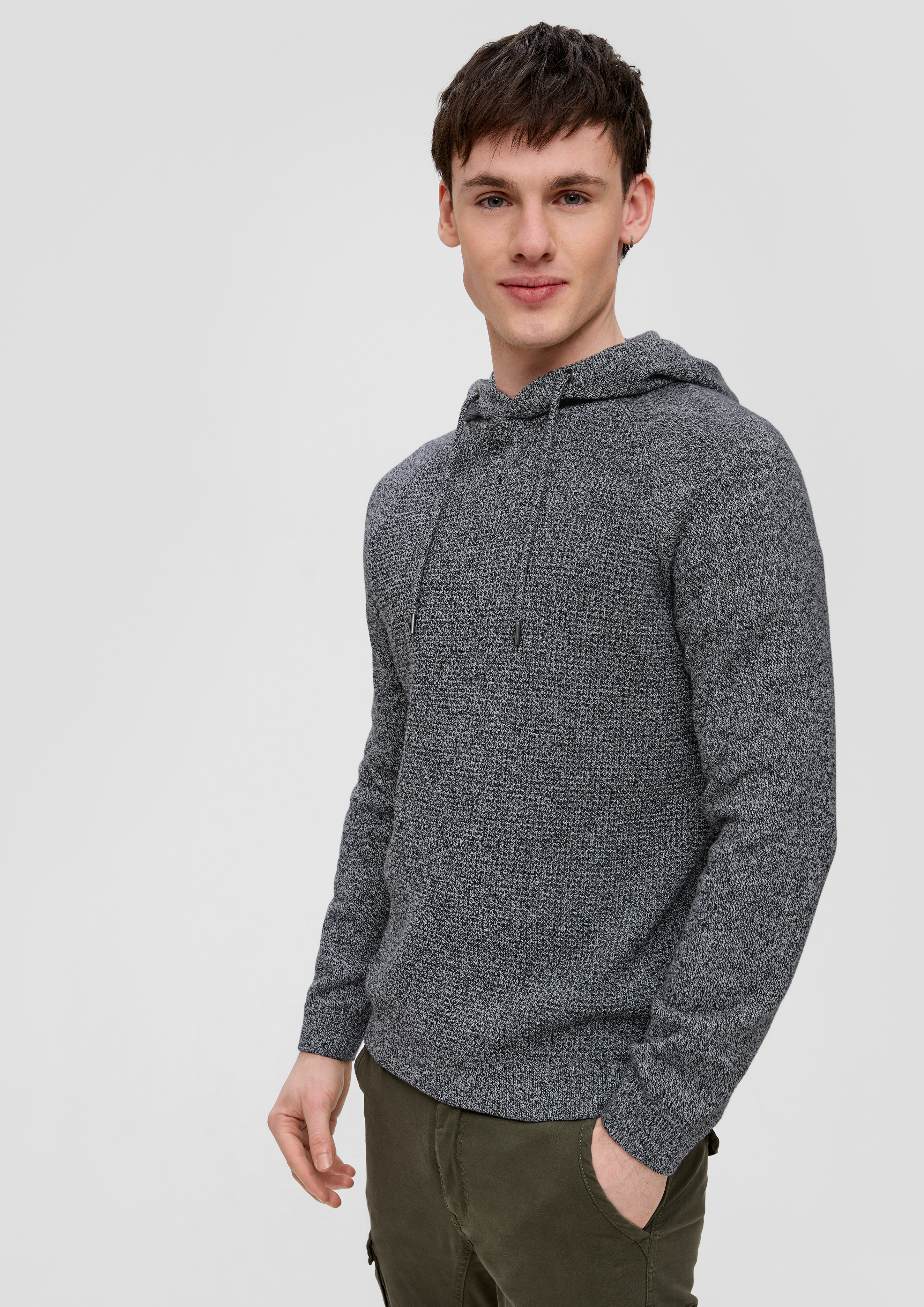 S.Oliver Strickpullover mit Kapuze