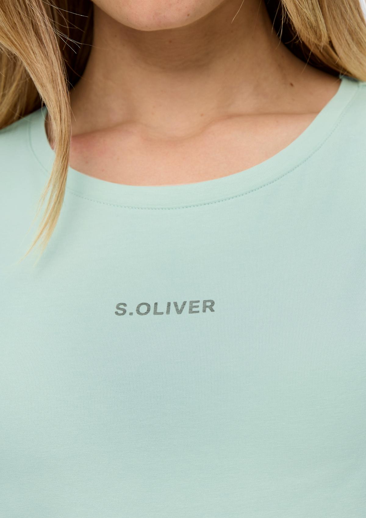 s.Oliver T-shirt à inscription imprimée