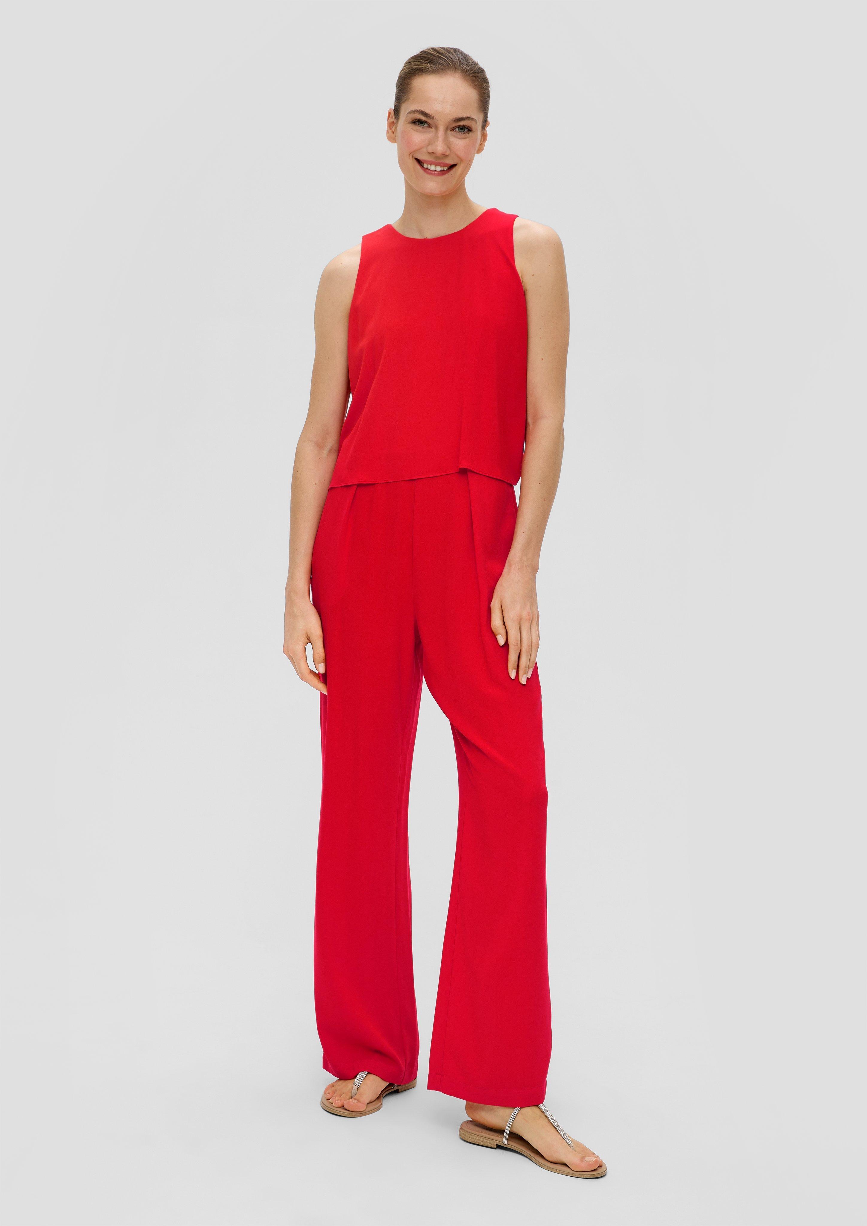 S.Oliver Jumpsuit aus Crêpe