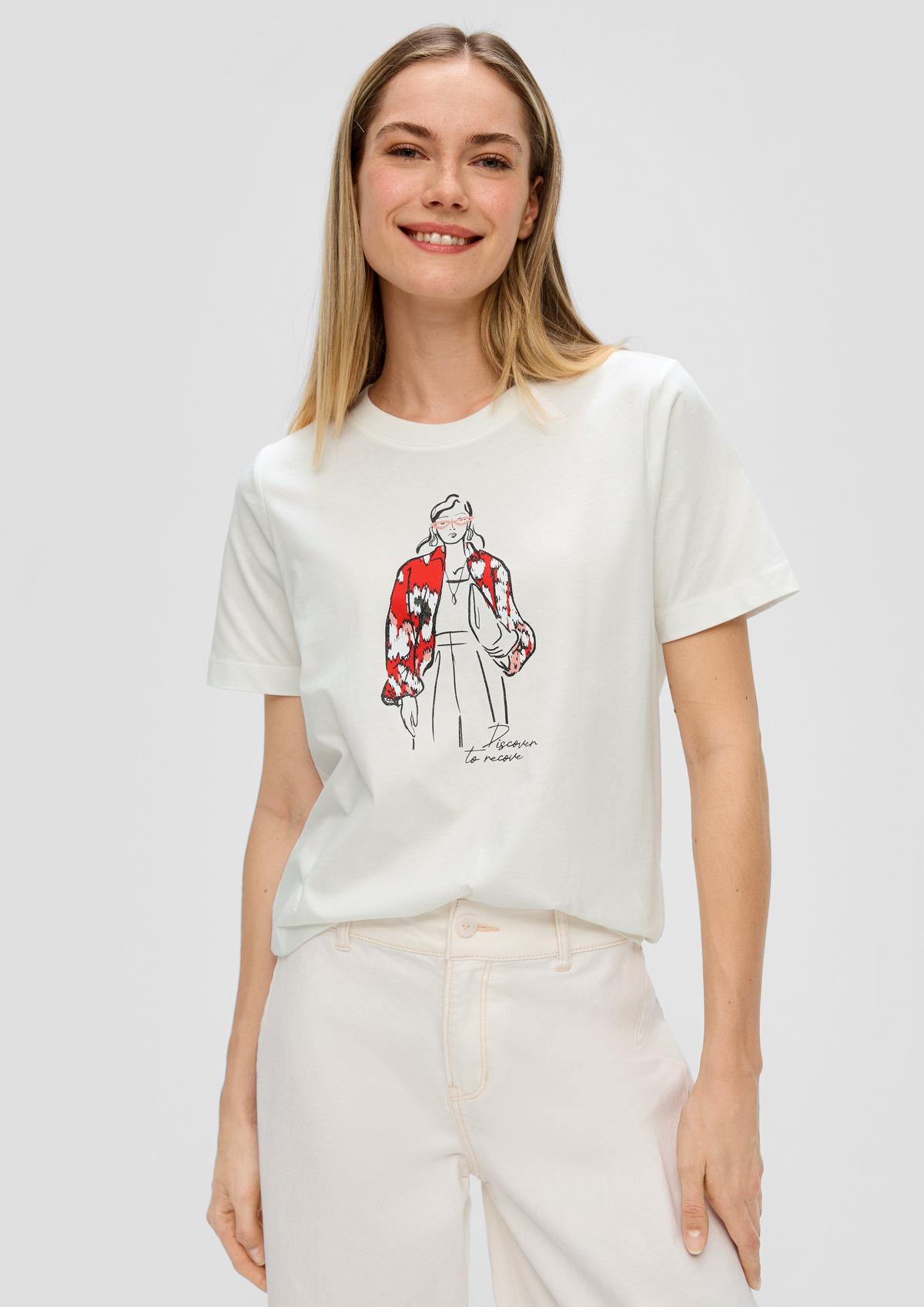 s.Oliver T-shirt imprimé à col rond