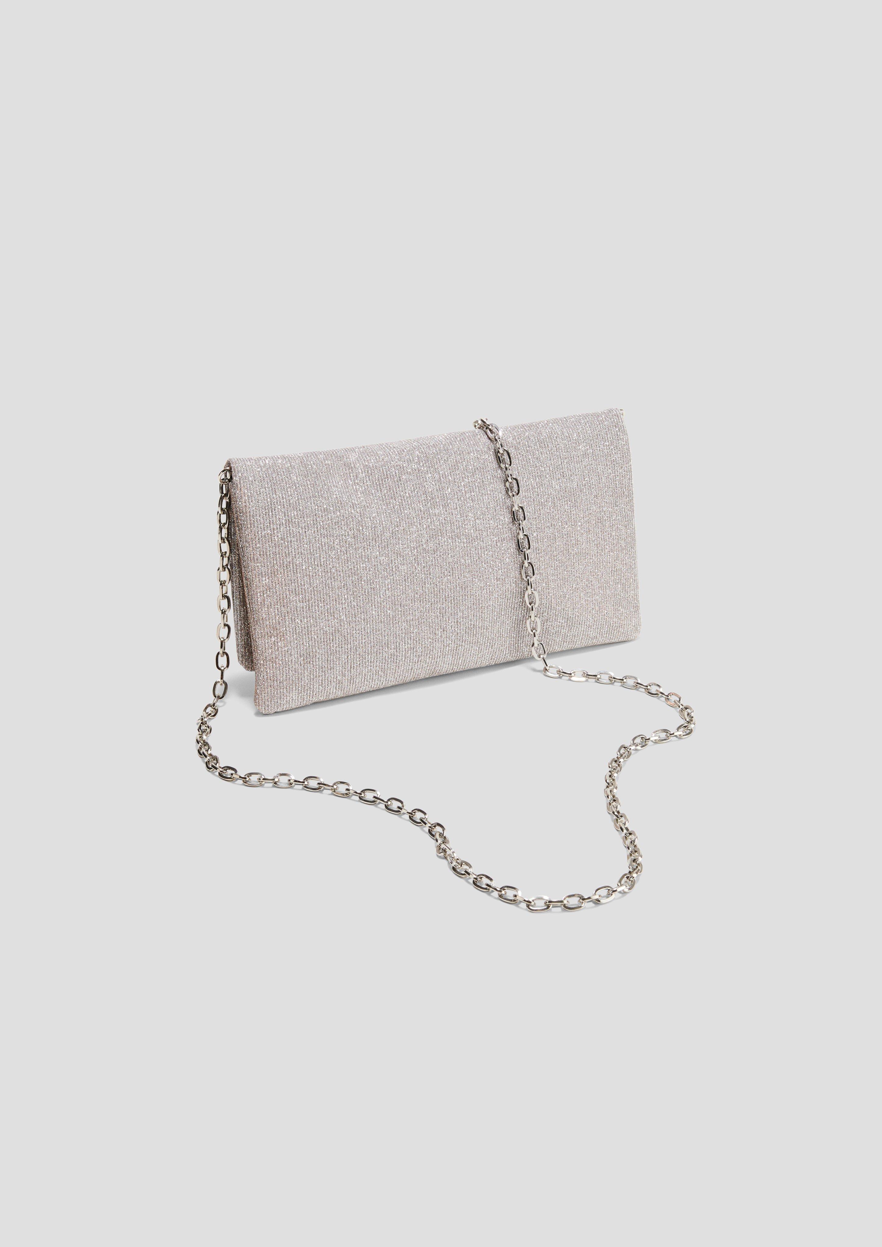 Shoulder-Bag mit Kettenriemen - silber | s.Oliver 