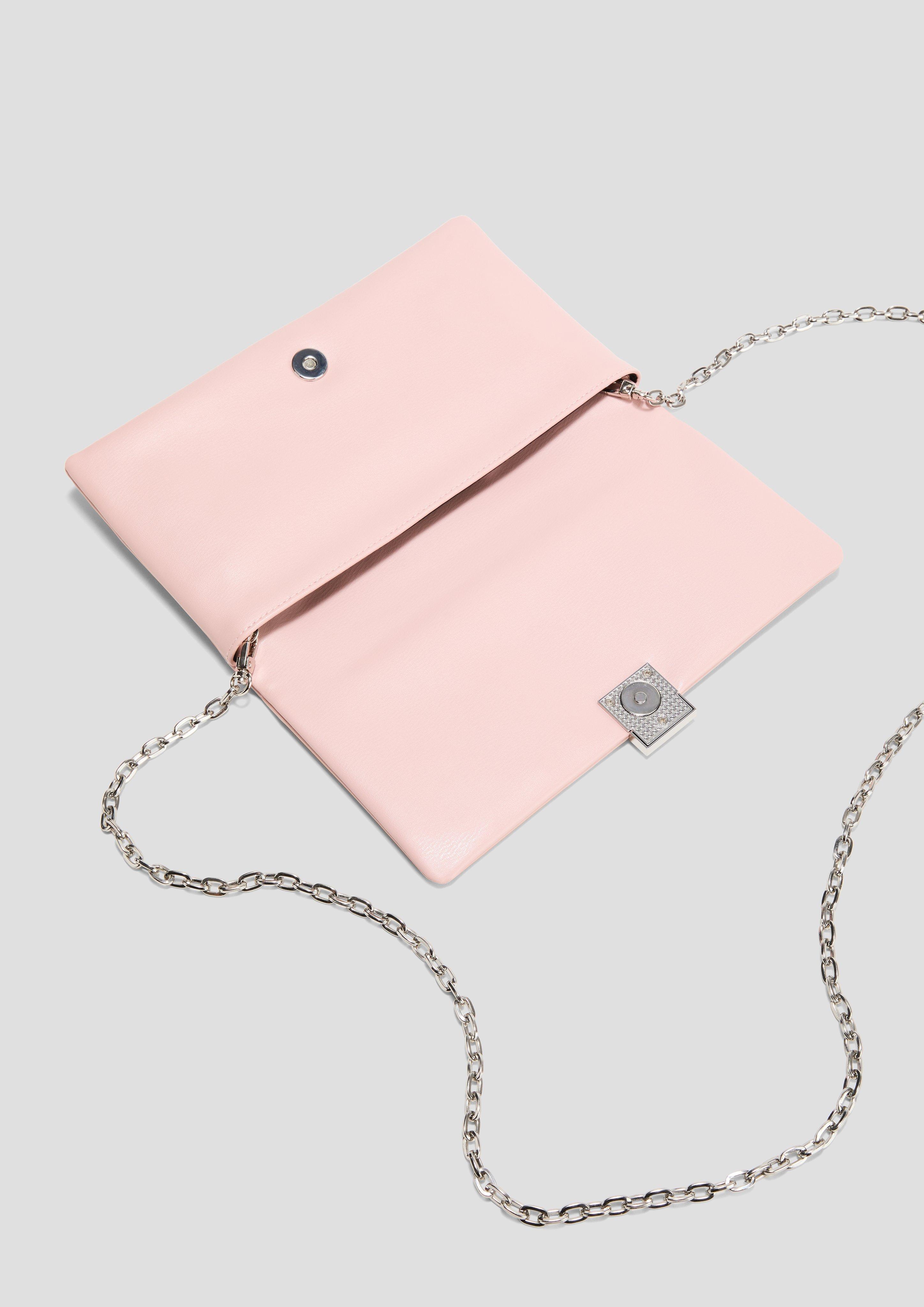 s.Oliver Kleine Clutch in Leder-Optik