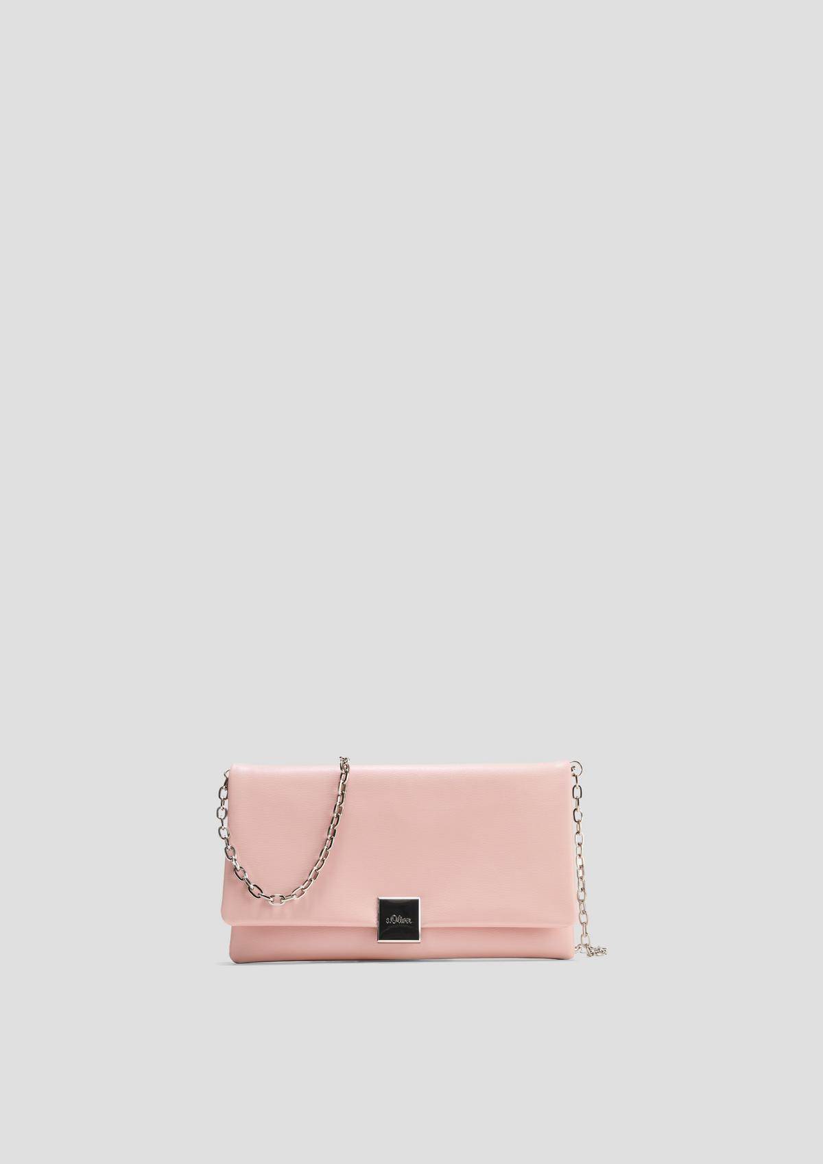 Small faux leather clutch