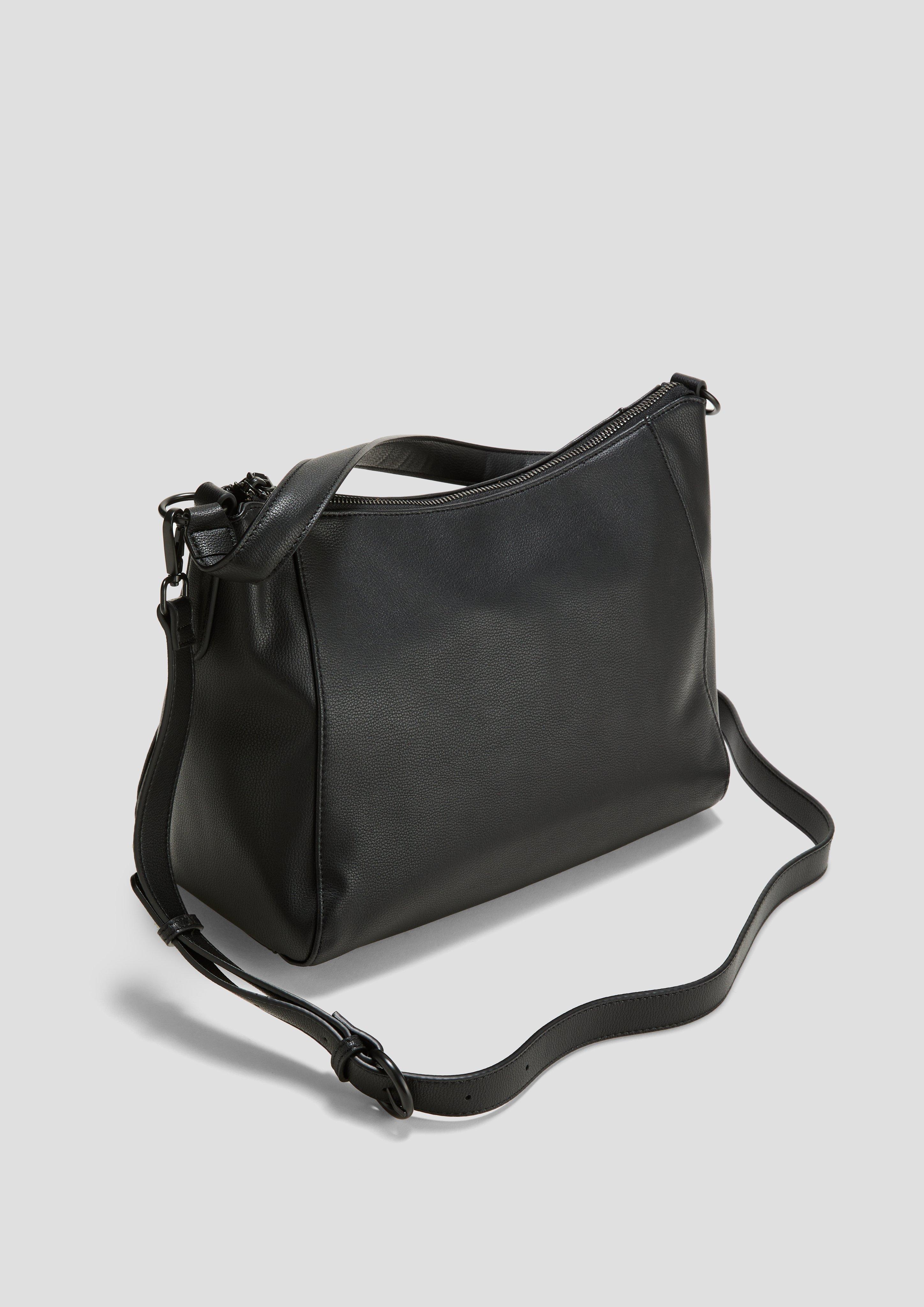 Faux leather shoulder bag - light beige | s.Oliver