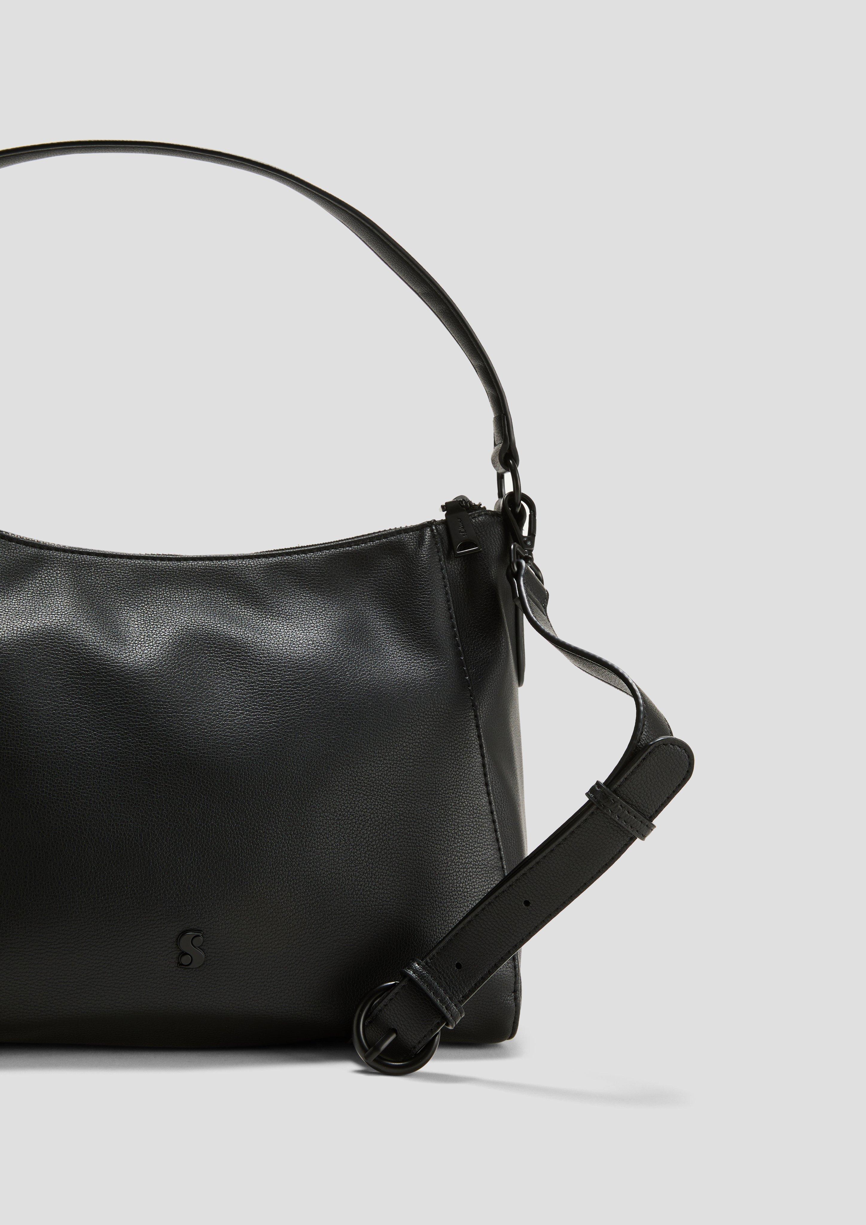 Faux leather shoulder bag - light beige | s.Oliver