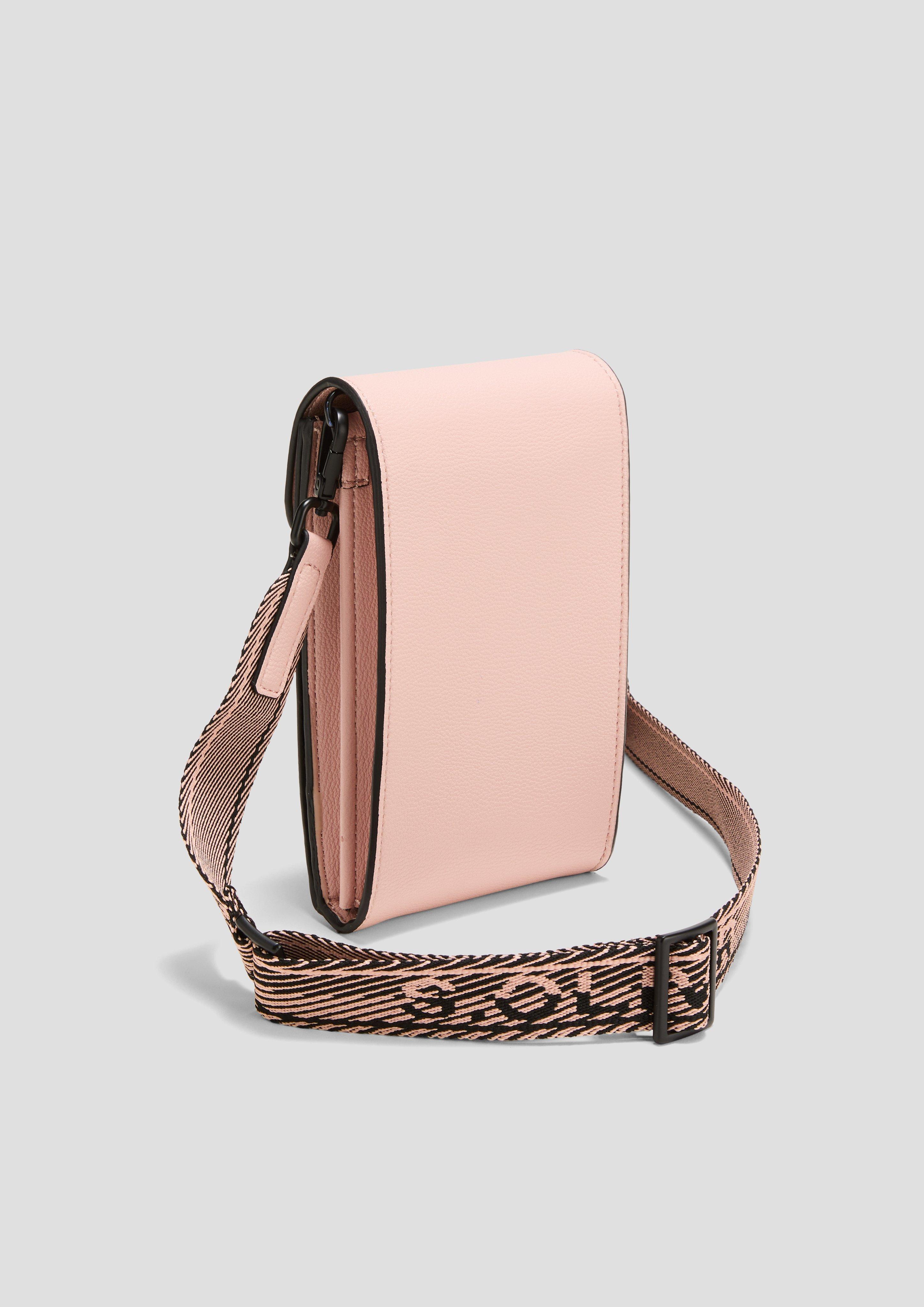 Handytasche aus Lederimitat - rosa | s.Oliver