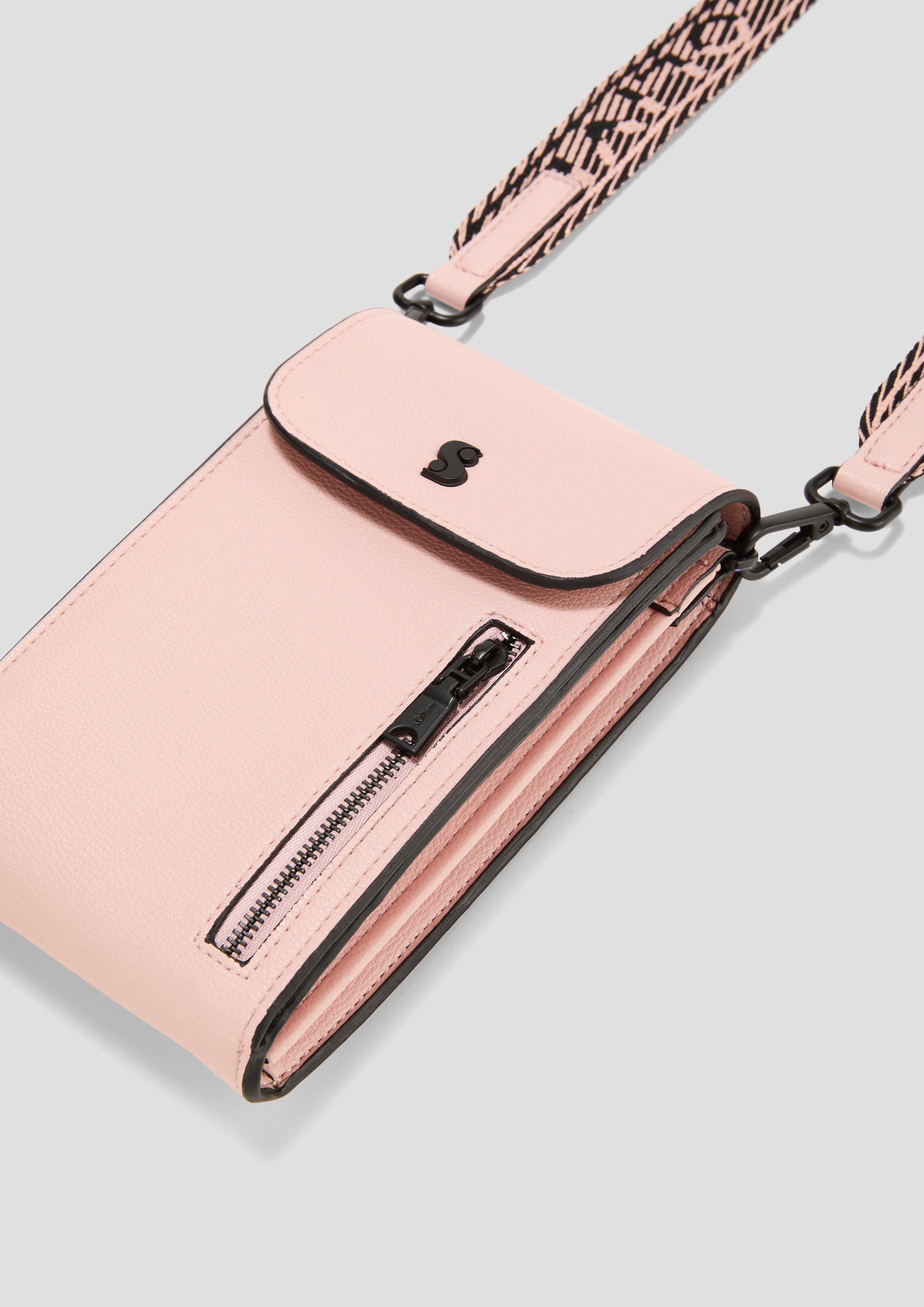Handytasche aus Lederimitat - rosa | s.Oliver