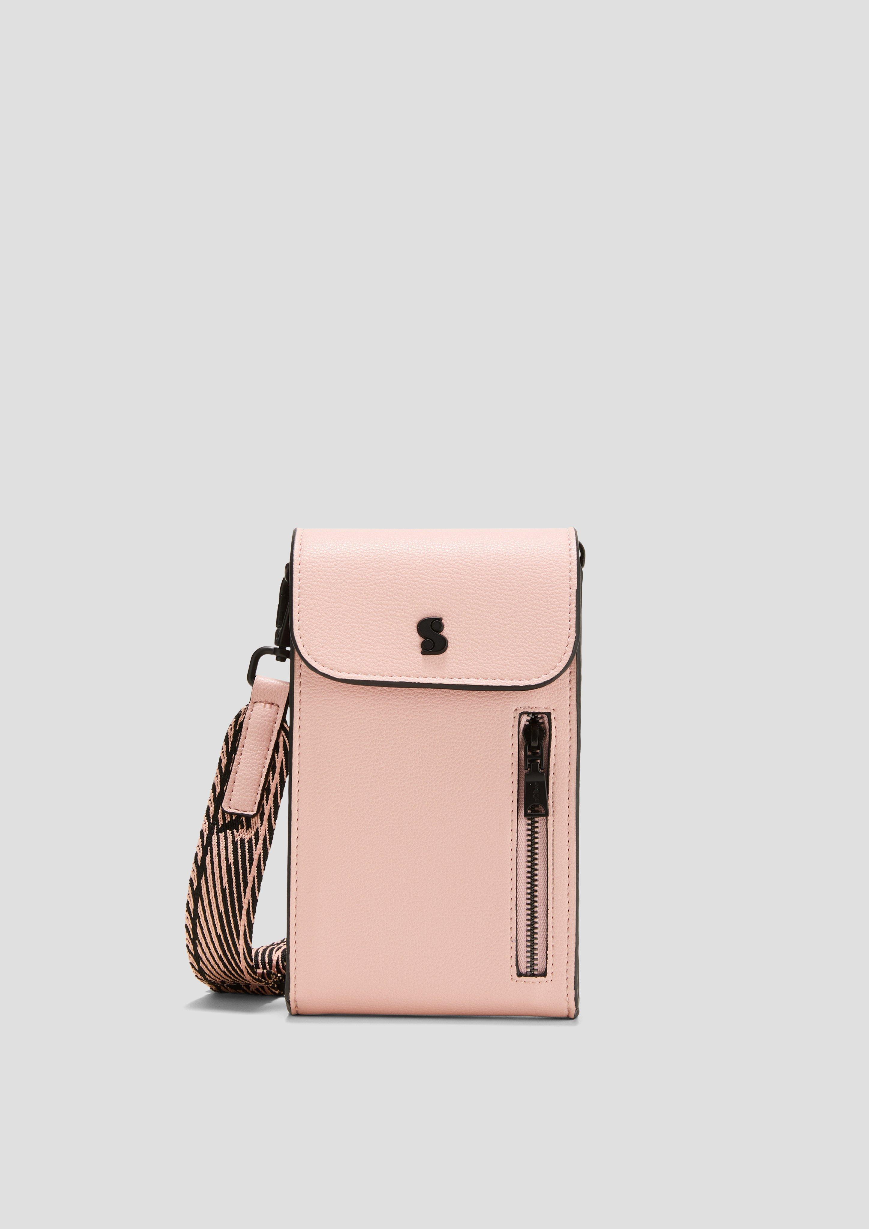 Handytasche aus Lederimitat - rosa | s.Oliver