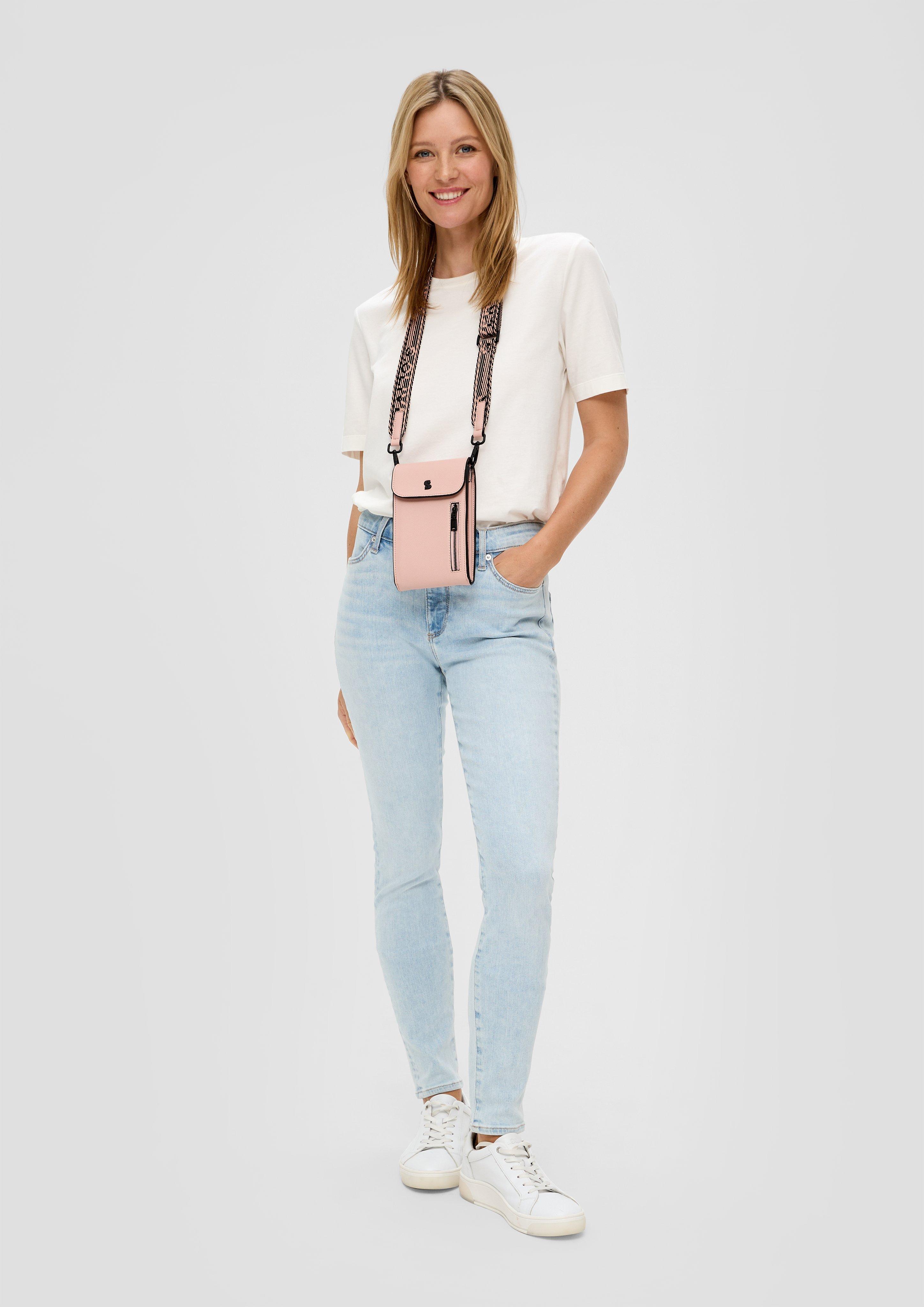 Handytasche aus Lederimitat - rosa | s.Oliver