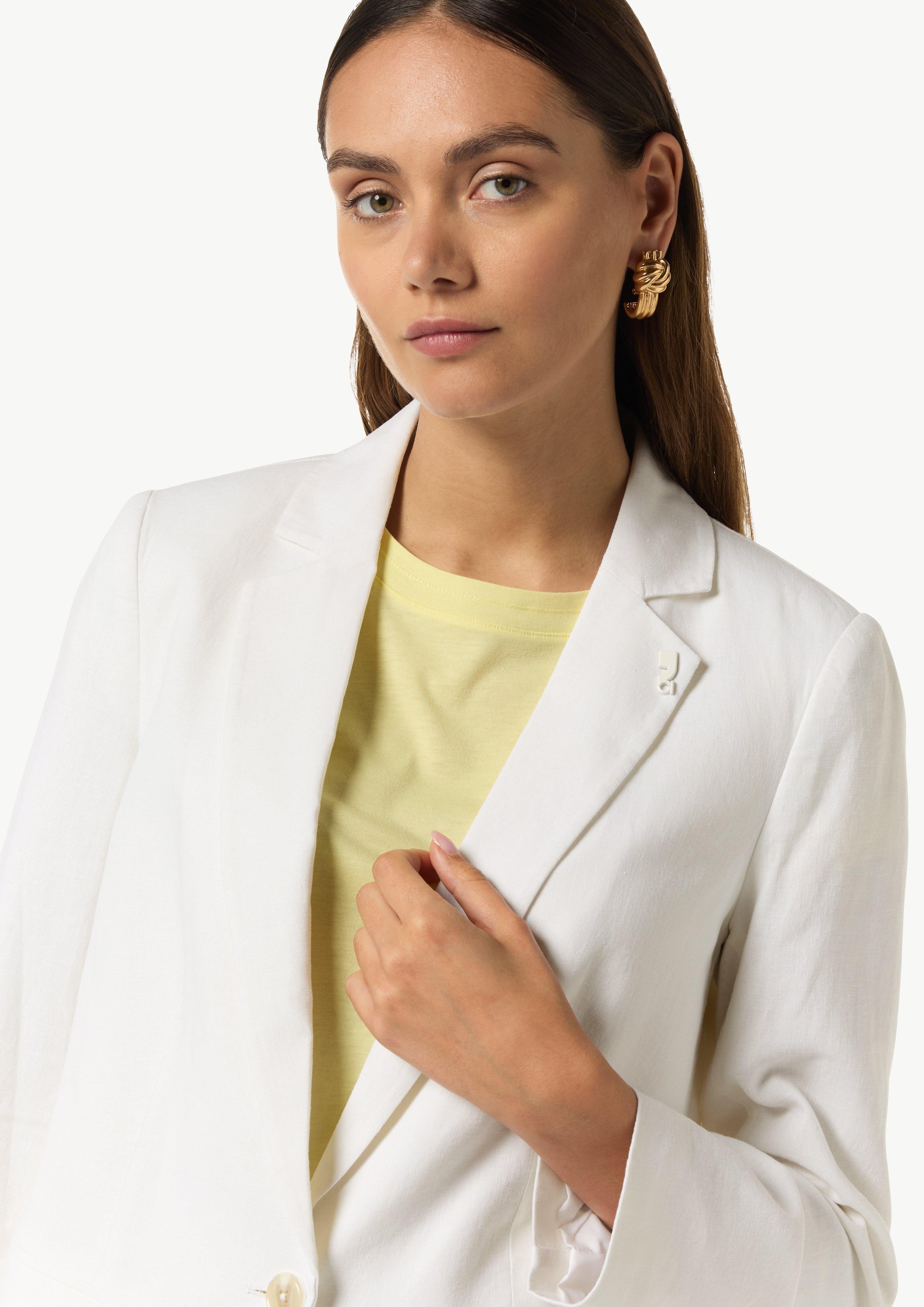 【関税&送料込】Balmain White Viscose Blend Blazer Balmain WHITE VISCOSE BLAZER | palazzobelli | REVERSIBLE