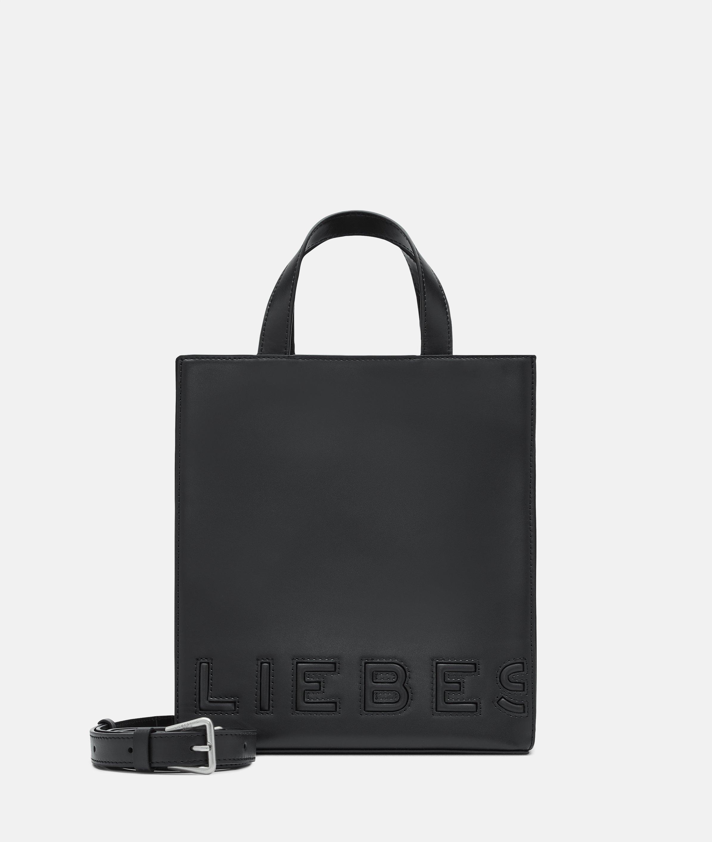 Liebeskind Berlin - Tote-Bag aus Glattleder -  schwarz