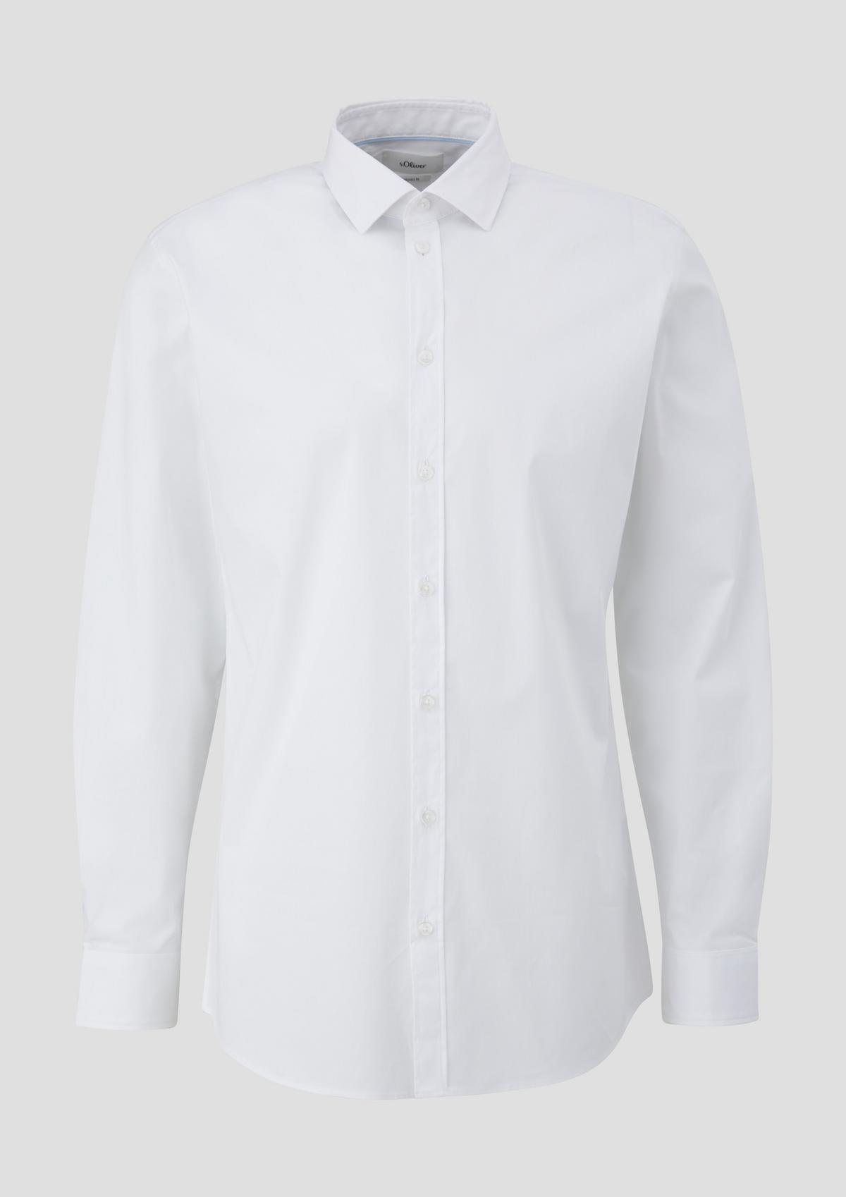 s.Oliver Slim: obleková košeľa z bavlnenej zmesi