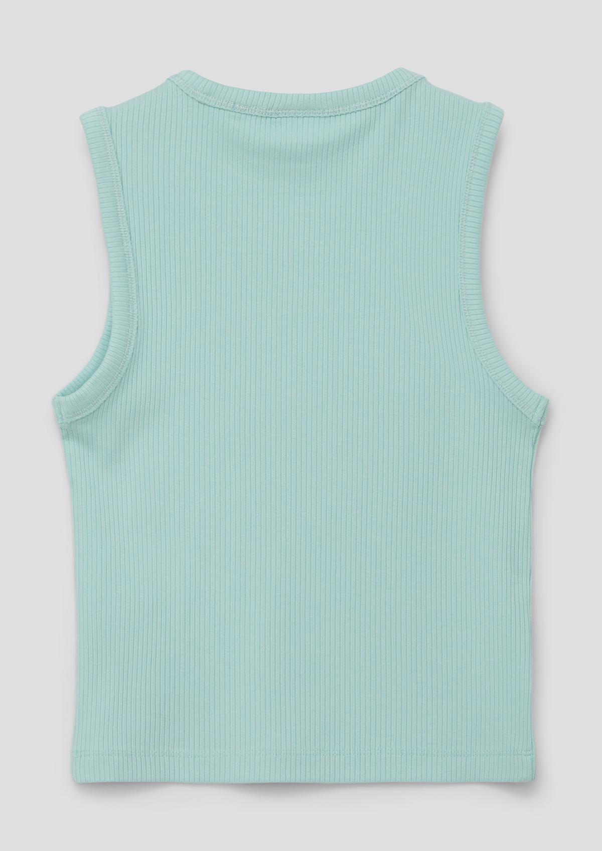 s.Oliver Short tank top made of stretch viscose