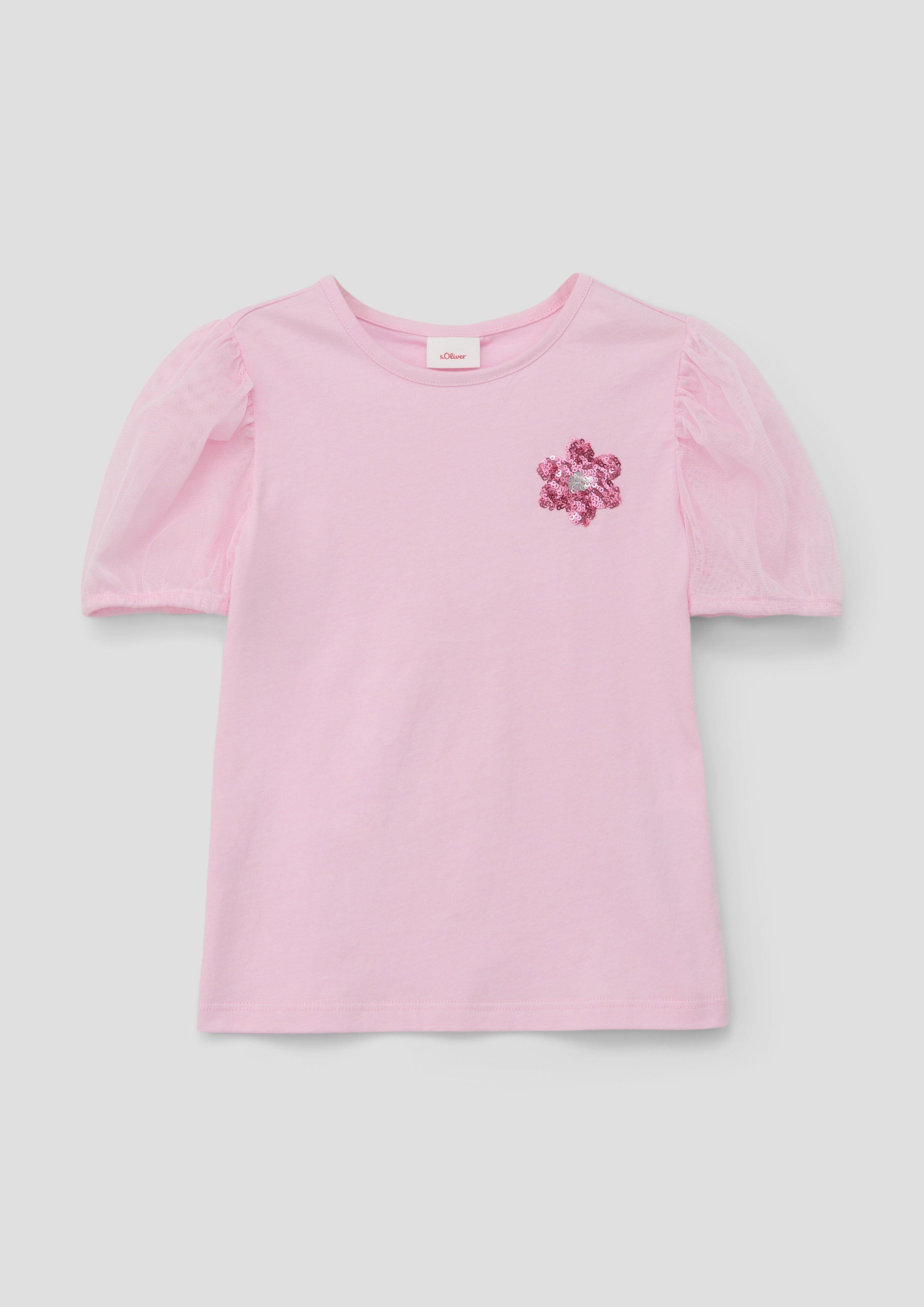 t-shirt da ragazza s. Oliver, maglietta a maniche lunghe, a