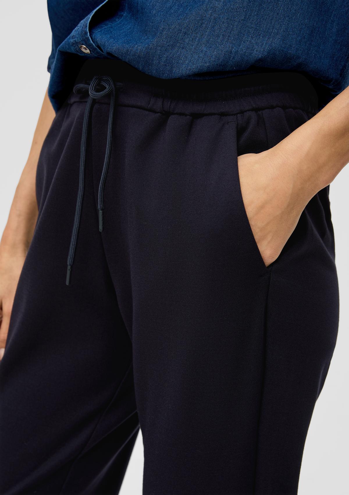 s.Oliver Relaxed fit: tracksuit bottoms made of interlock jersey