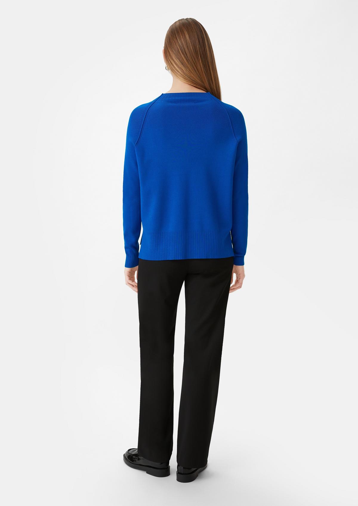 comma Fine knit jumper with raglan sleeves