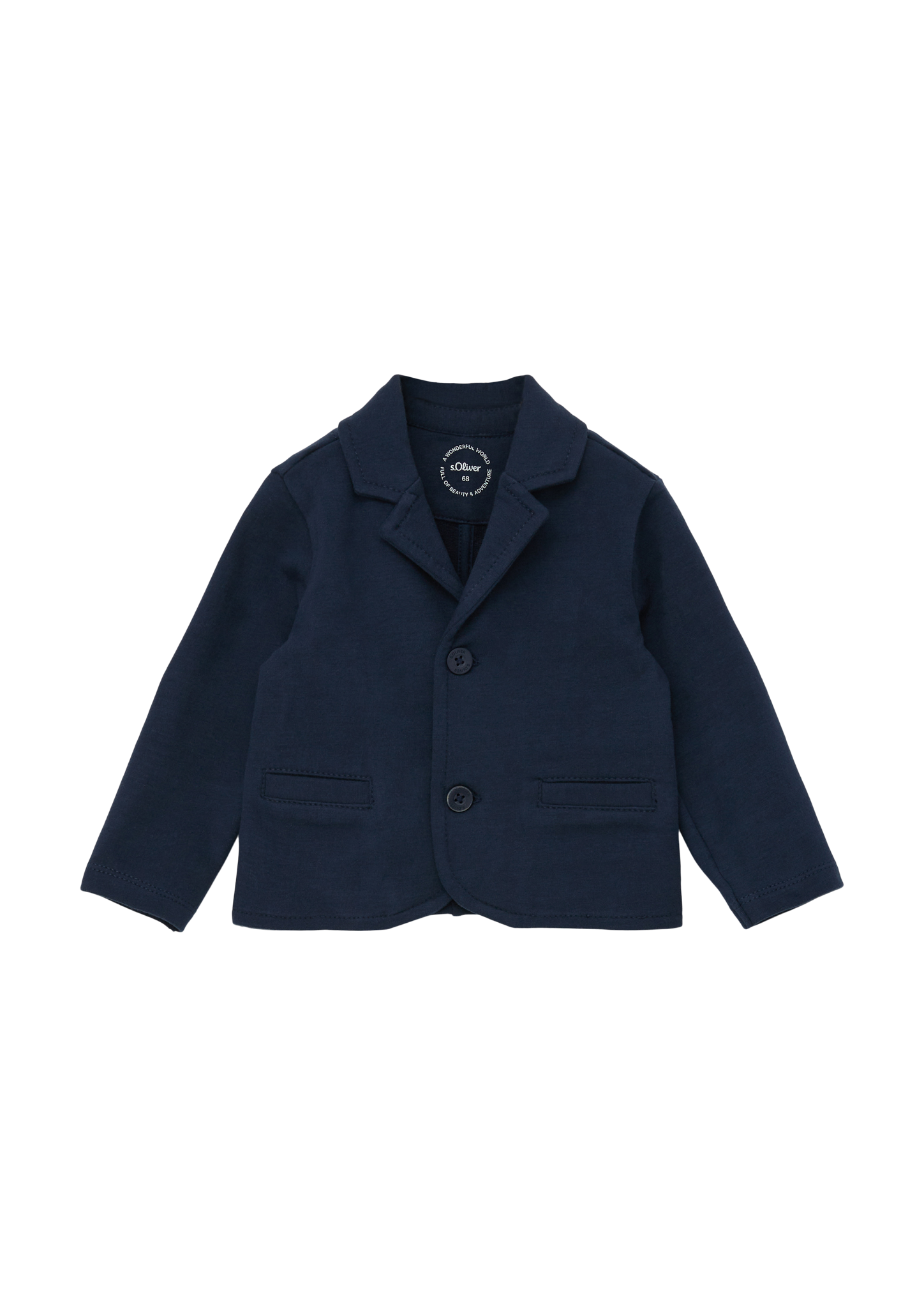 s.Oliver - Blazer aus Baumwollstretch, Babys, blau